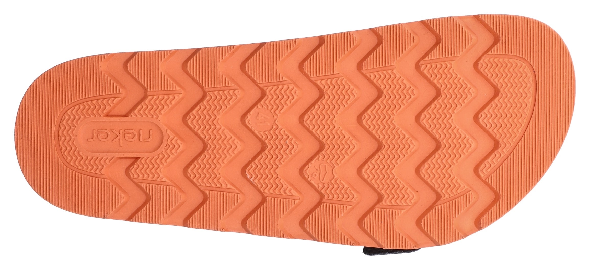 Rieker Pantolette  Sommerschuh, Strandschuh, Hausschuh mit bequemem Fussbett