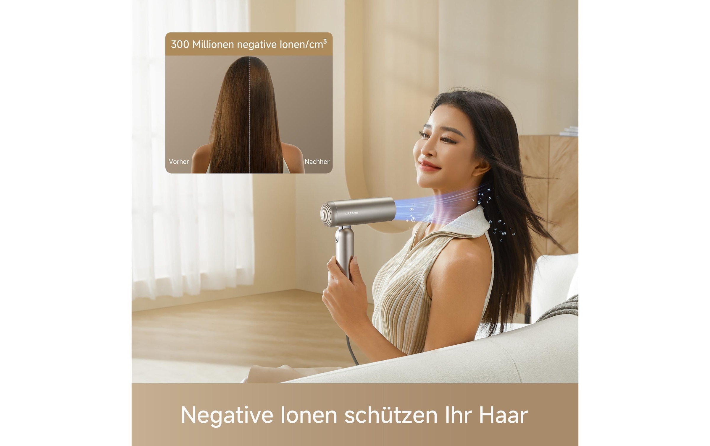 Dreame Sèche-cheveux »Pocket Pro« 1.300 W Föhn