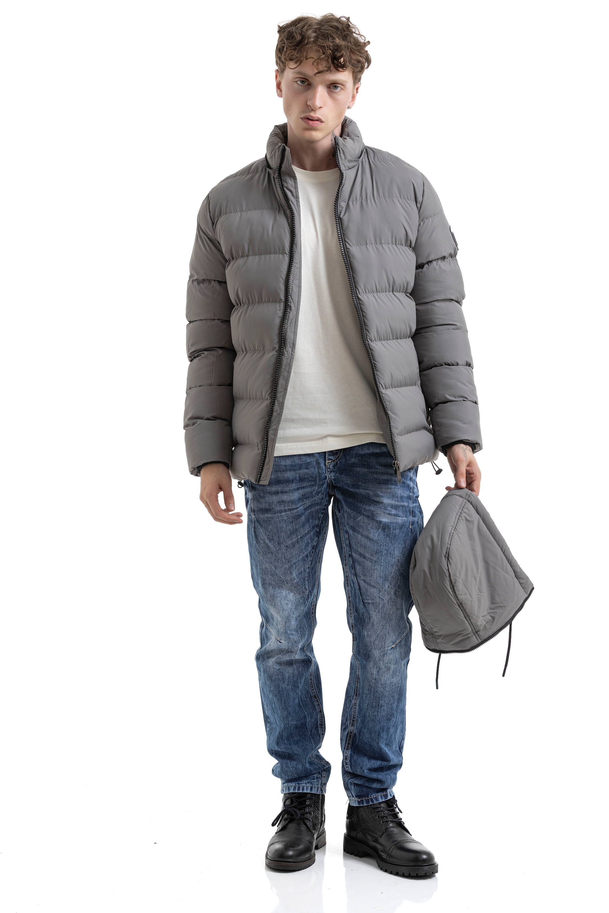 Cipo & Baxx Veste matelassée mit Kapuze