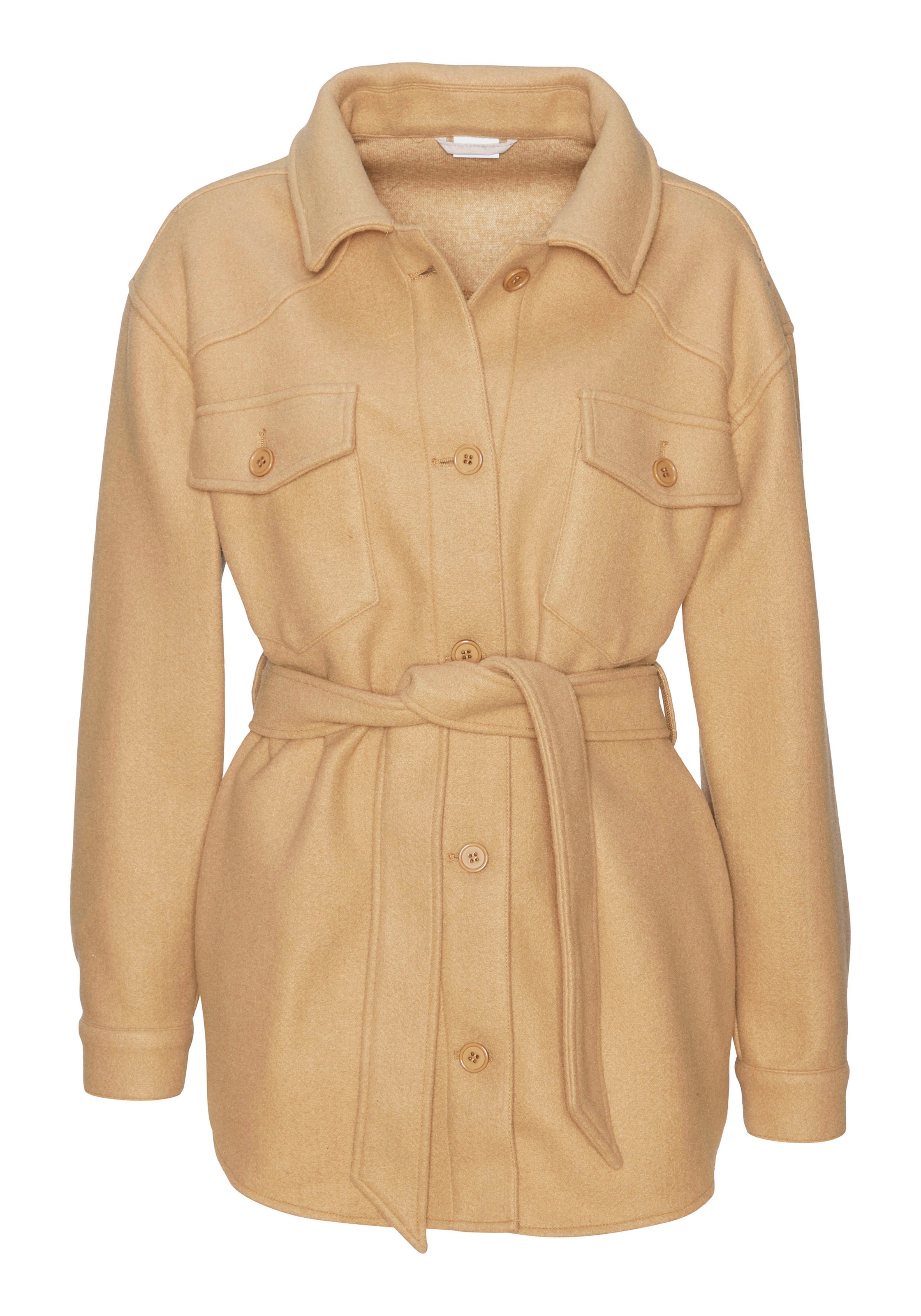 Image of LASCANA Hemdjacke, mit modischem Bindegürtel bei Ackermann Versand Schweiz