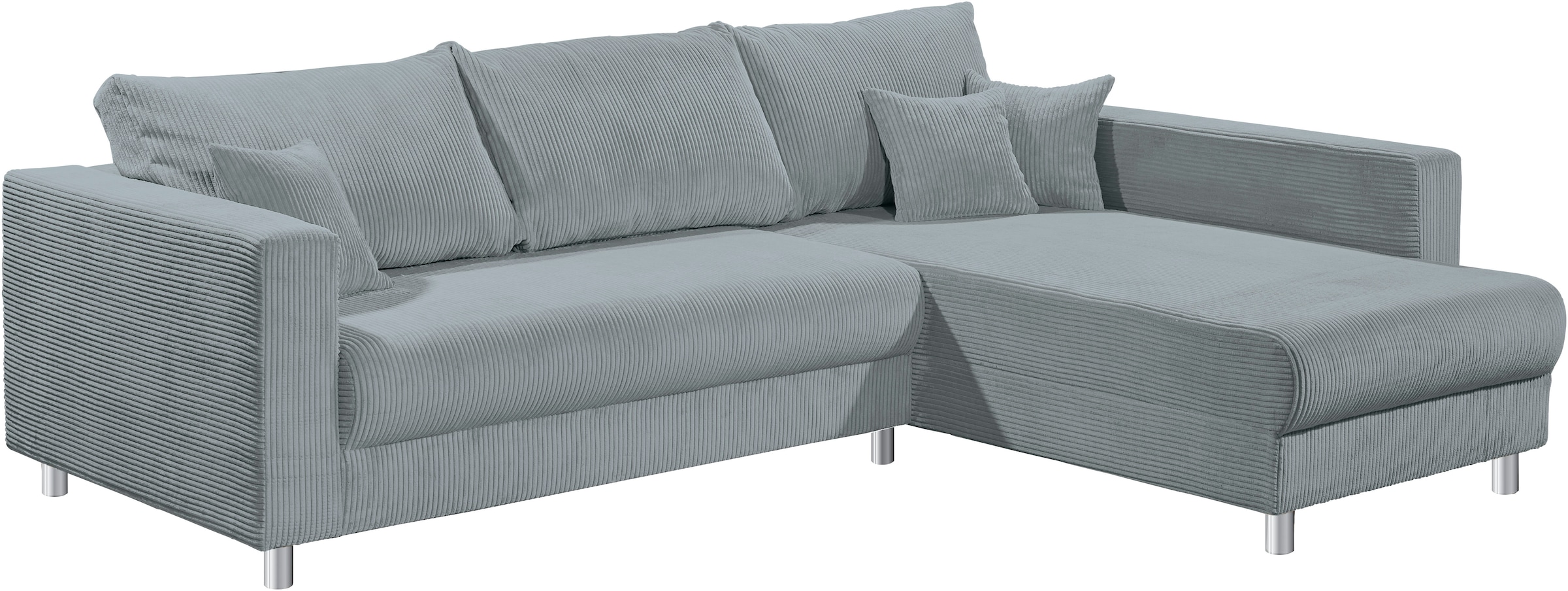INOSIGN Ecksofa »153«, Inkl. Schlaffunktion und grossen Strauraum