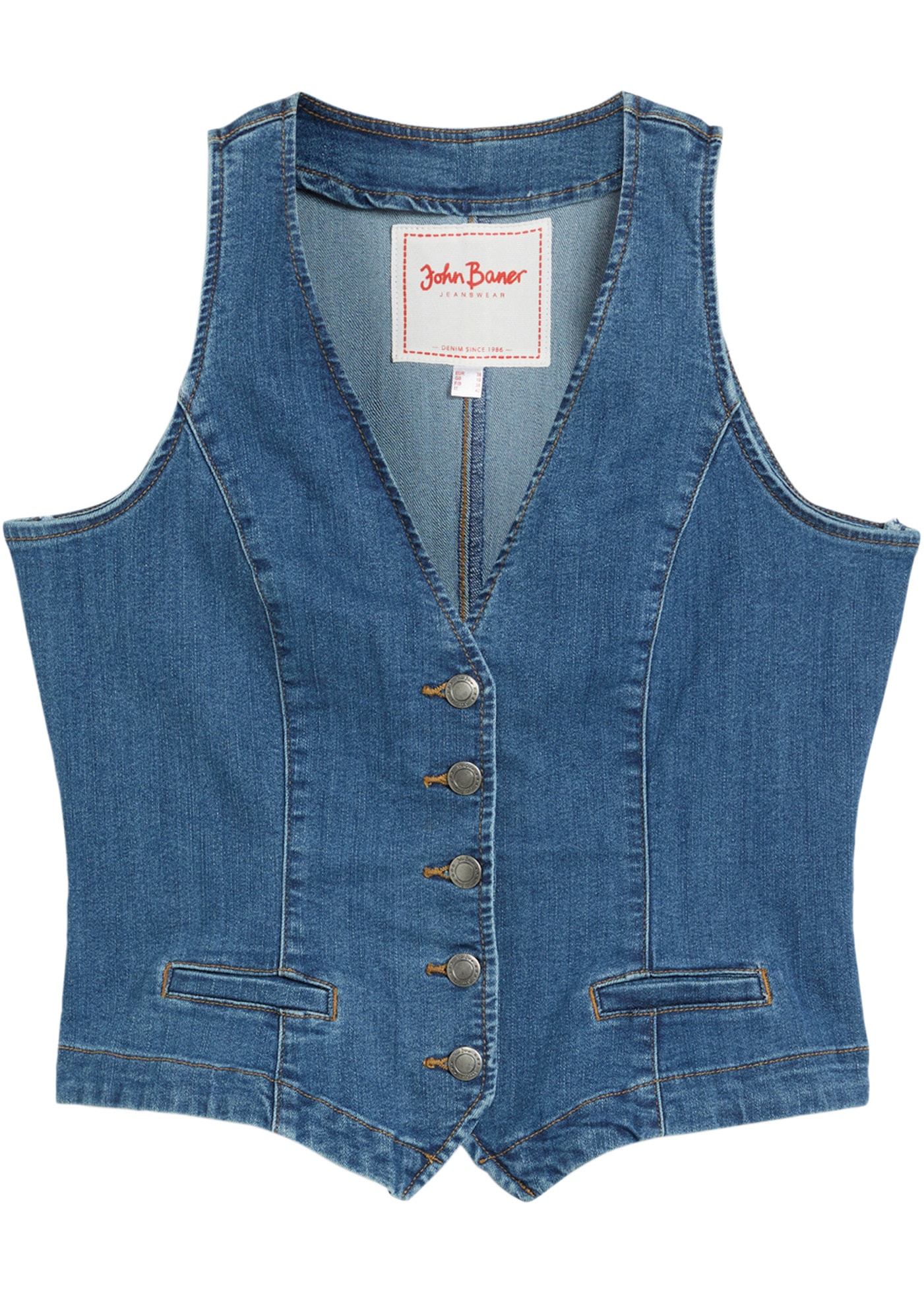 bonprix Jeansweste »Stretch-Jeansweste«, Stretch-Jeansweste
