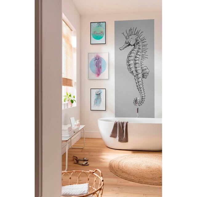 Komar Poster »Jellyfish Watercolor«, (1 St.), Wohnzimmer Tiere, Kinderzimmer, bequem Schlafzimmer, kaufen