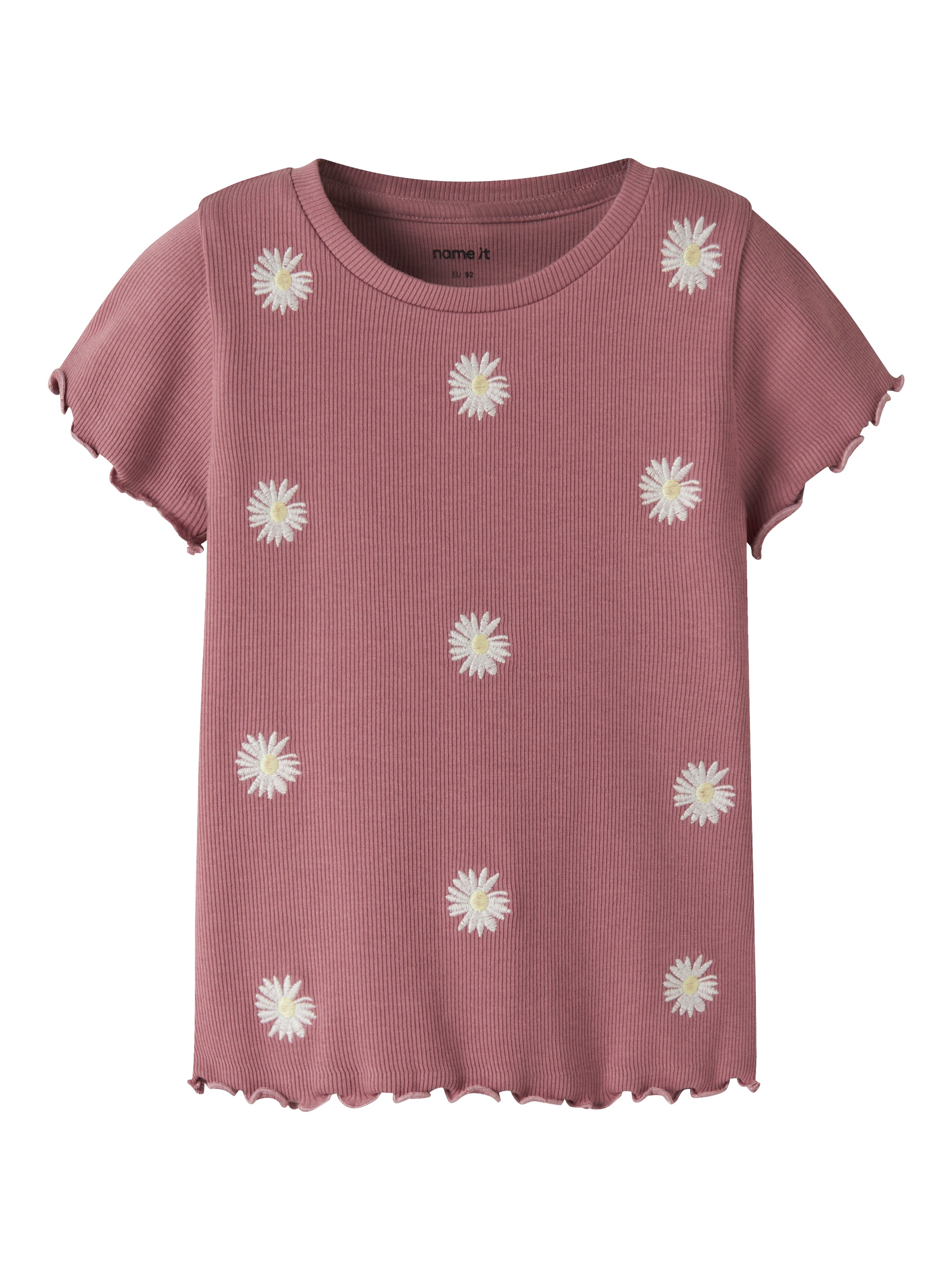 Image of Name It T-Shirt "NMFJOLEMO SS SLIM TOP BOX" Baumwollmischung, slim fit