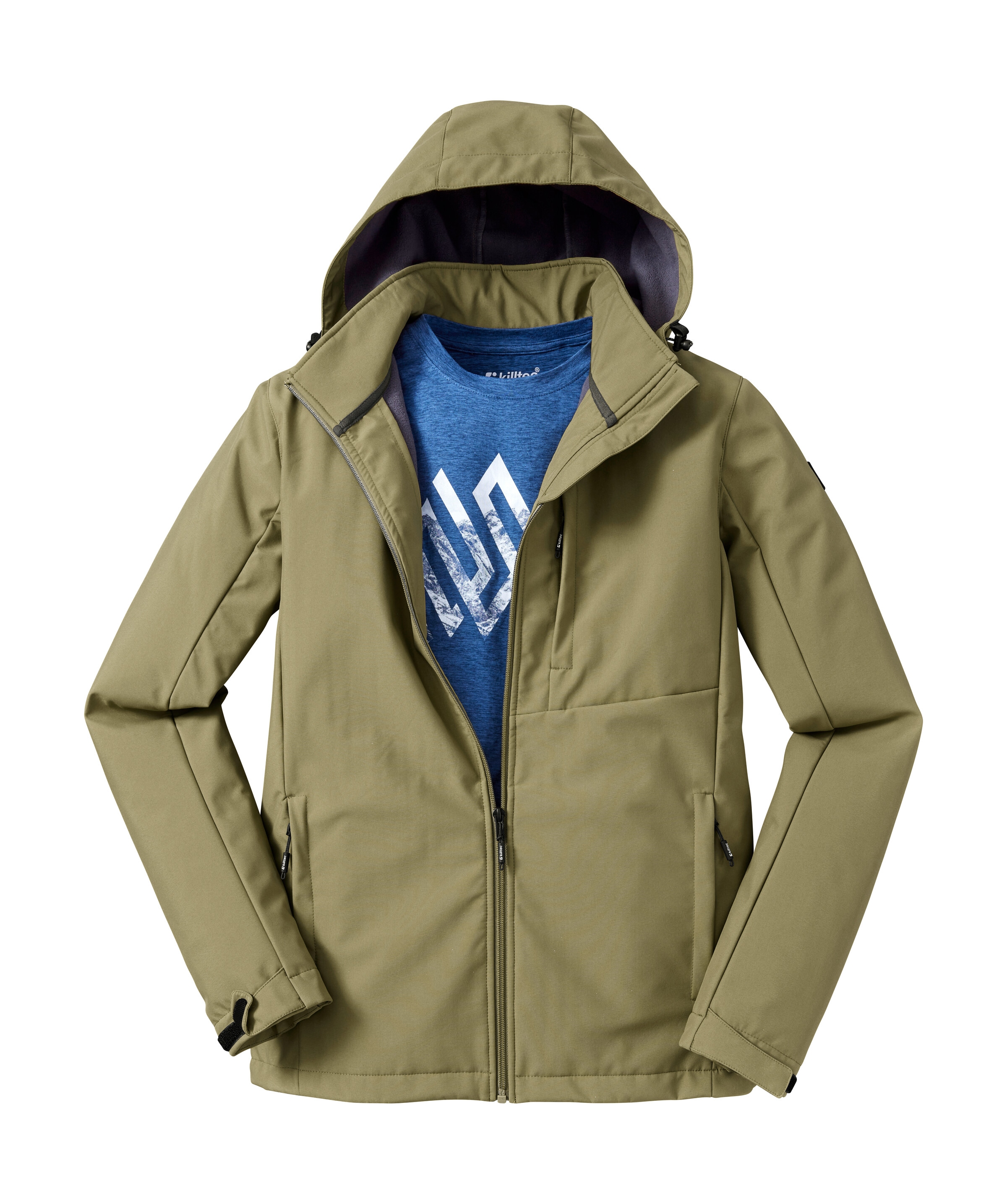 Killtec Softshelljacke »KOS 103 MN SFTSHLL JCKT« Atmungsaktive, wind- und wasserabweisende Softshelljacke