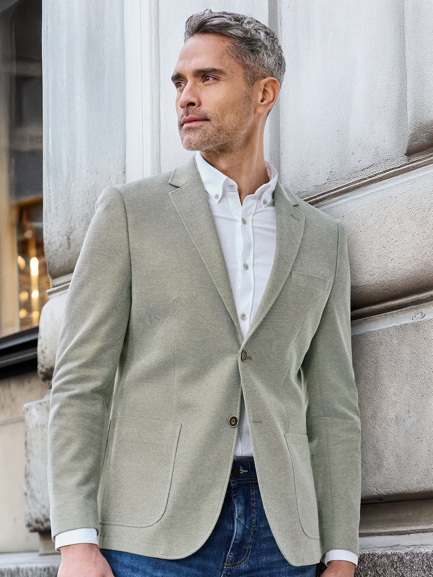 Image of LERROS Jerseysakko "Herren Jersey Blazer"