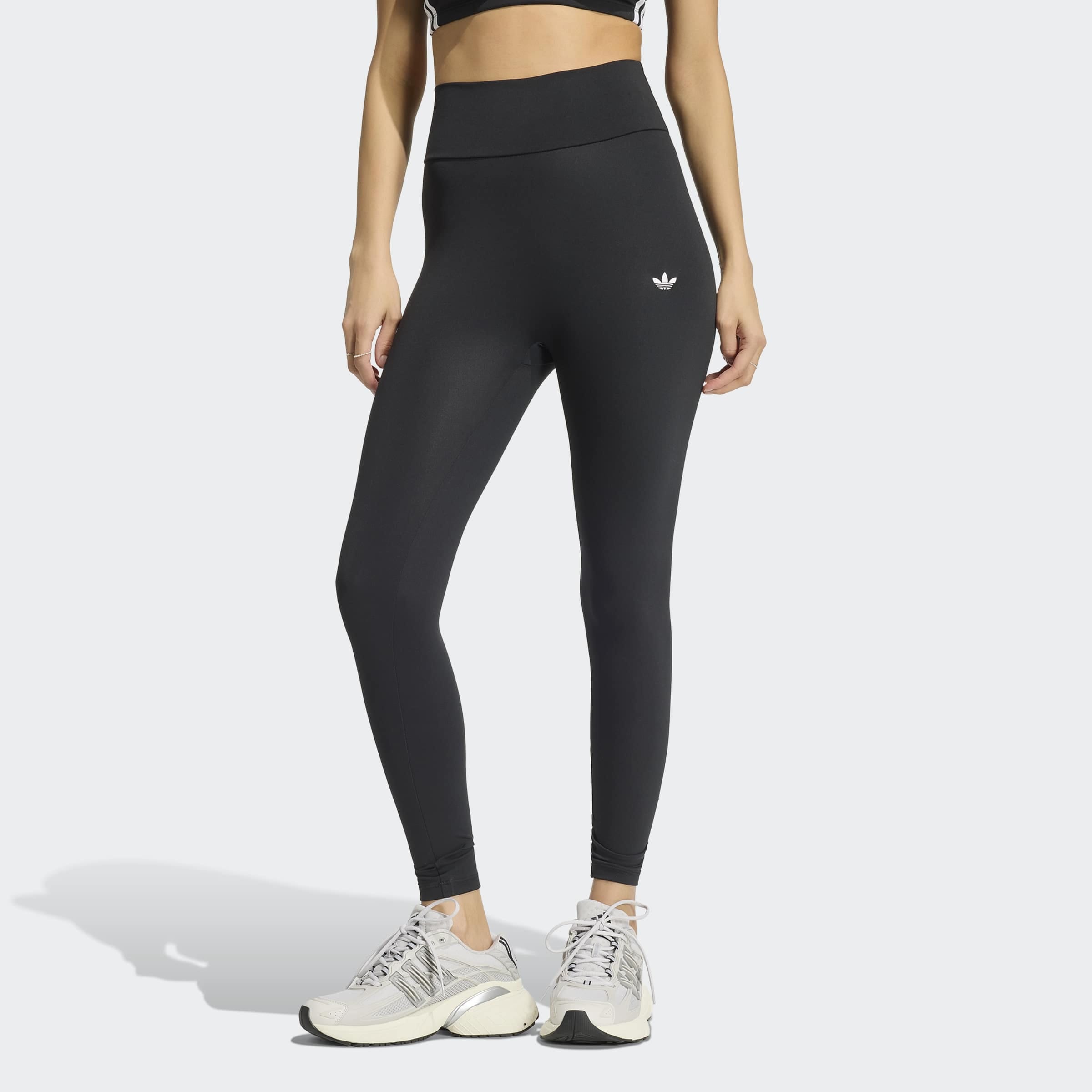 Image of adidas Originals Leggings "ESSENTIALS POLYESTER" für Sportmode und Streetwear, ohne Verschluss, aus Polyester