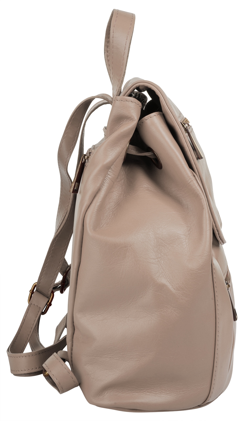 Samantha Look Cityrucksack, echt Leder, Made in Italy