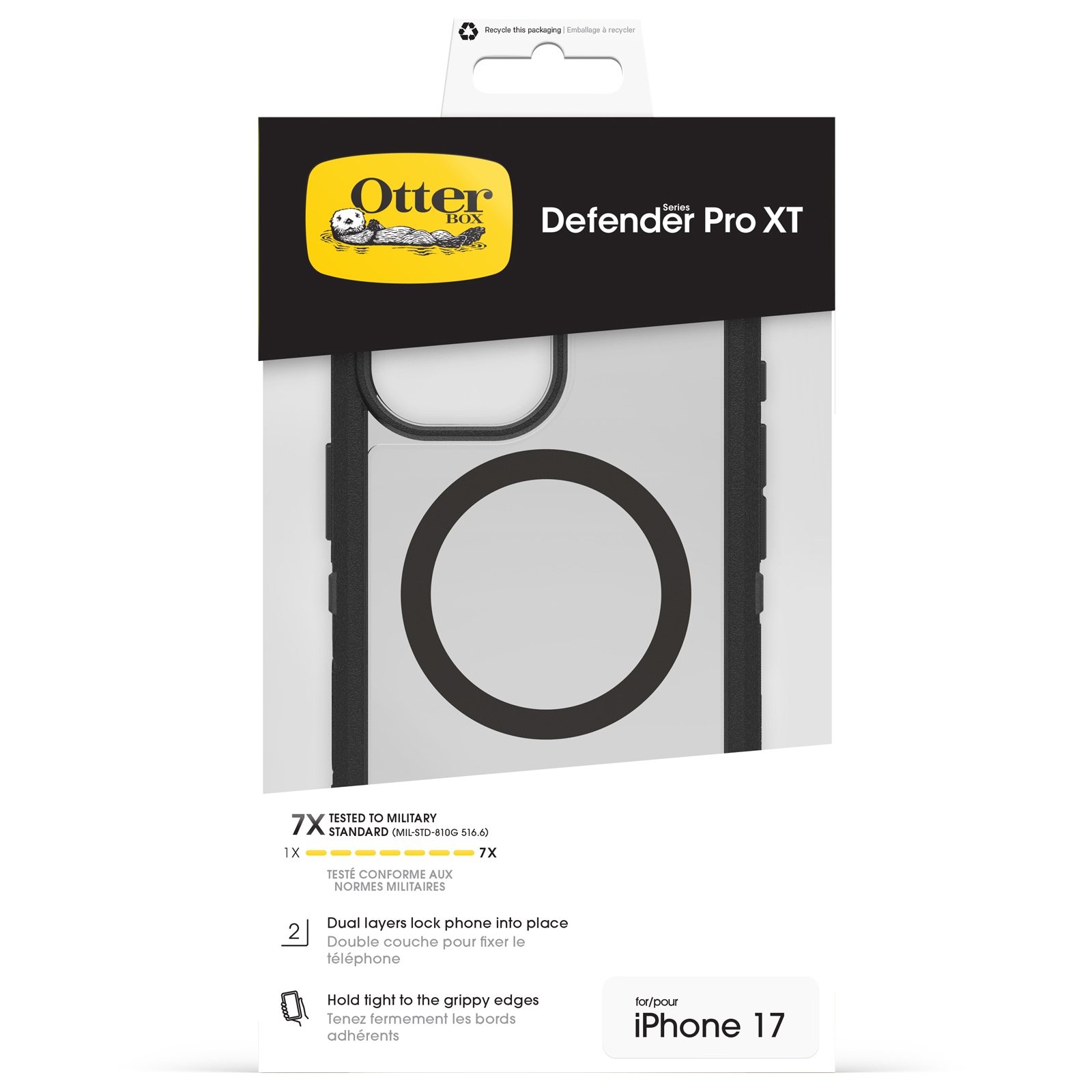 Otterbox Handyhülle »Defender Series Pro XT für Apple iPhone 17« Apple iPhone 17 Backcover, Schutzhülle, Handyschutzhülle, Case, Schutzcase, stossfest