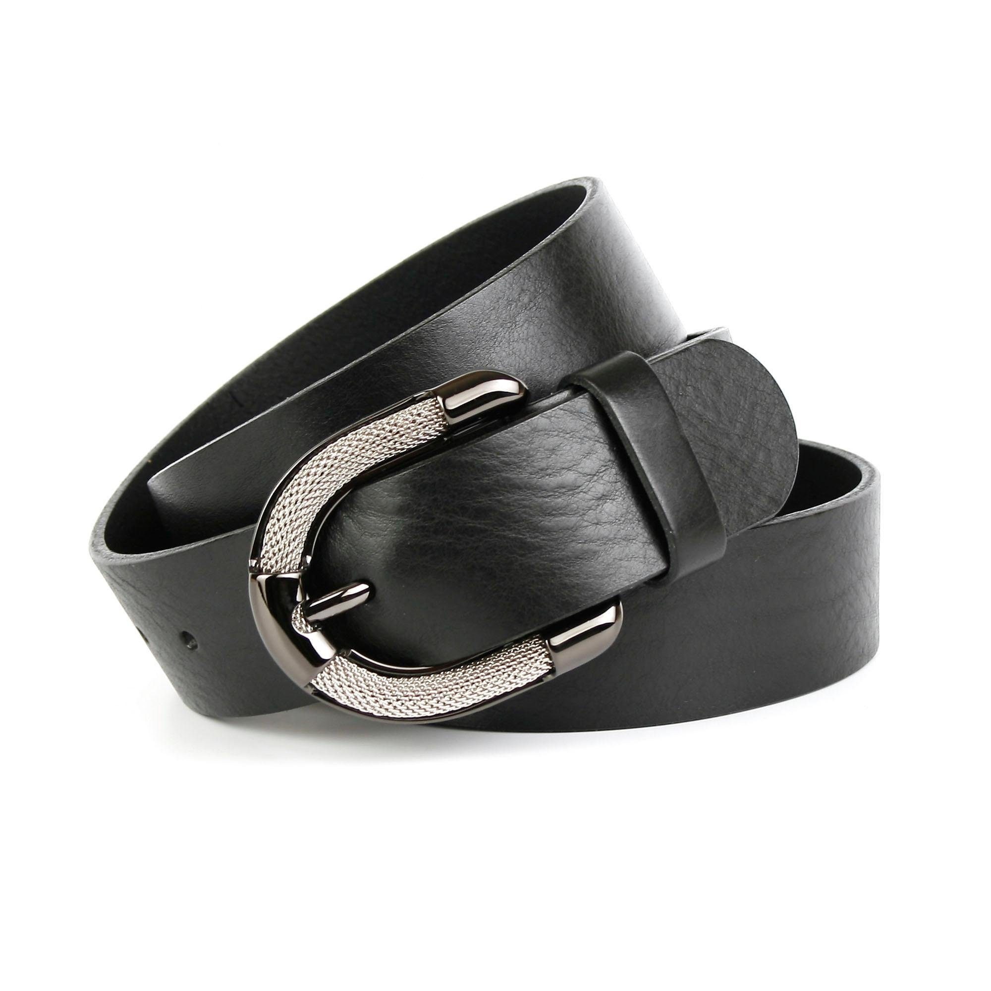 Image of Anthoni Crown Ledergürtel, mit aufwendiger Schmuck-Schliesse, klassische Form bei Ackermann Versand Schweiz