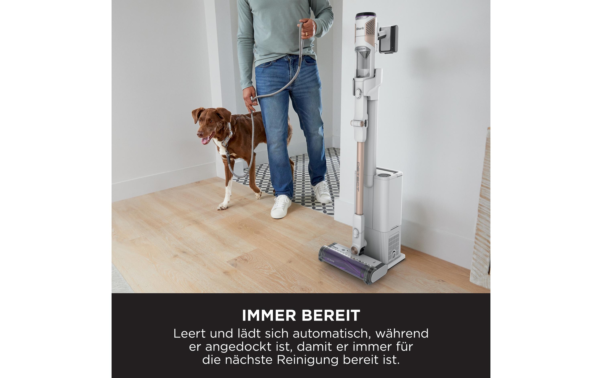 Shark Akku-Bodenstaubsauger »Detect Clean & Empty  IW3612EU«