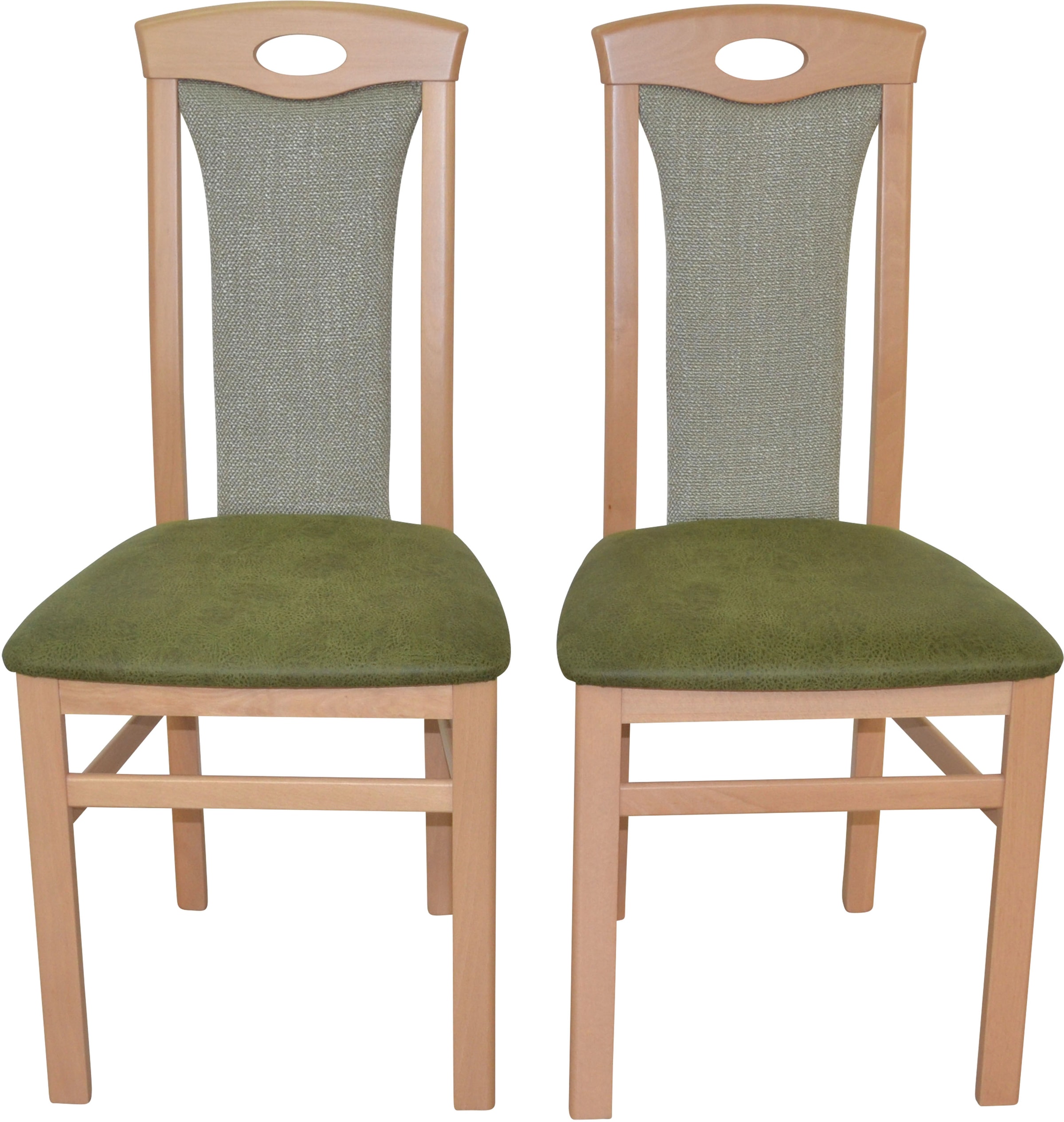 HOFMANN LIVING AND MORE 4-Fussstuhl, (Set), 2 St., Polyester-Kunstleder