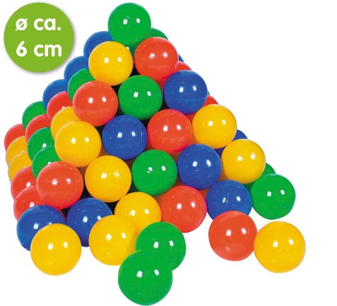 Knorrtoys® Bällebad-Bälle »300 Stück, colorful«, (300), 300 Stück