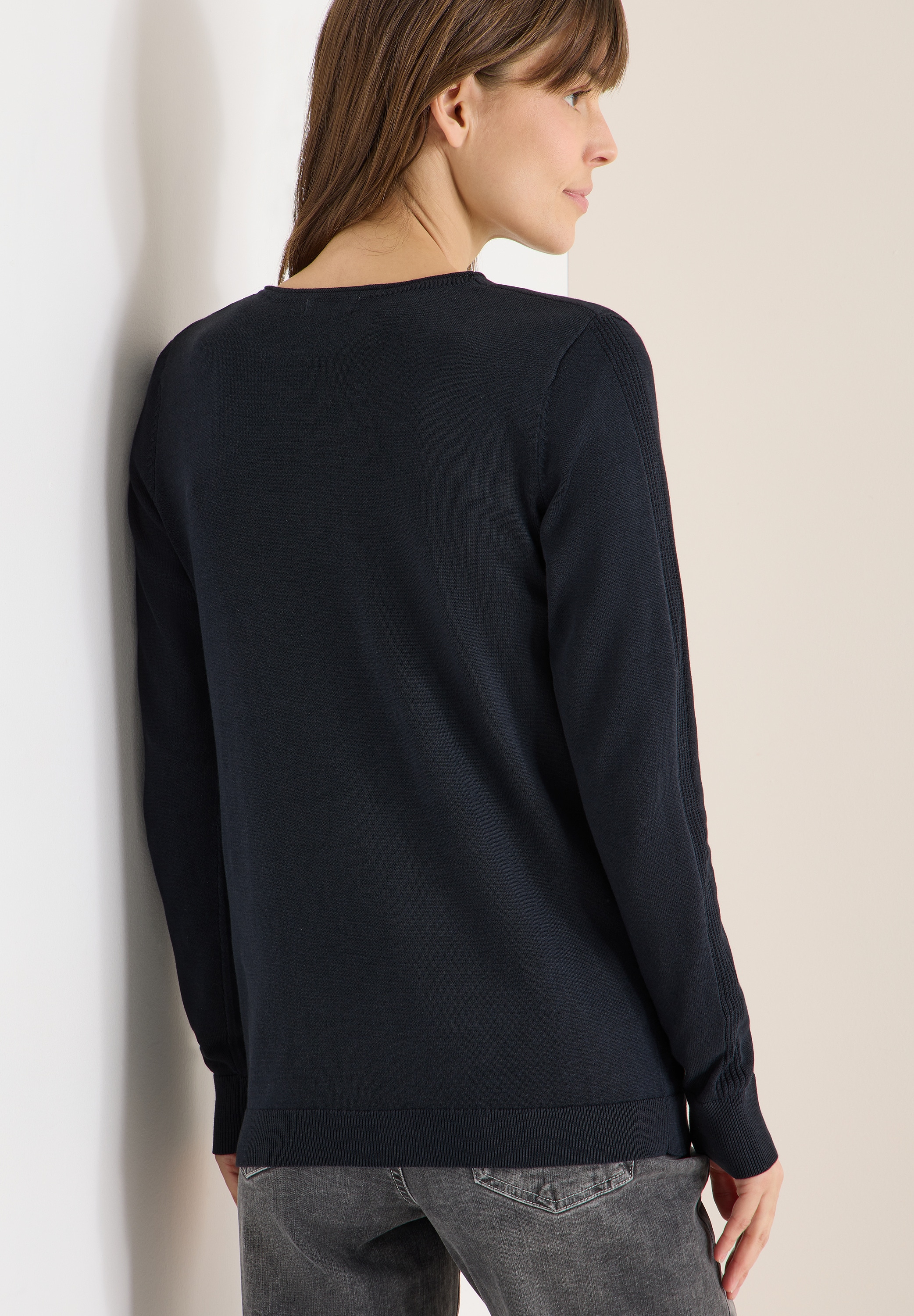 Cecil Pull en tricot mit V-Ausschnitt