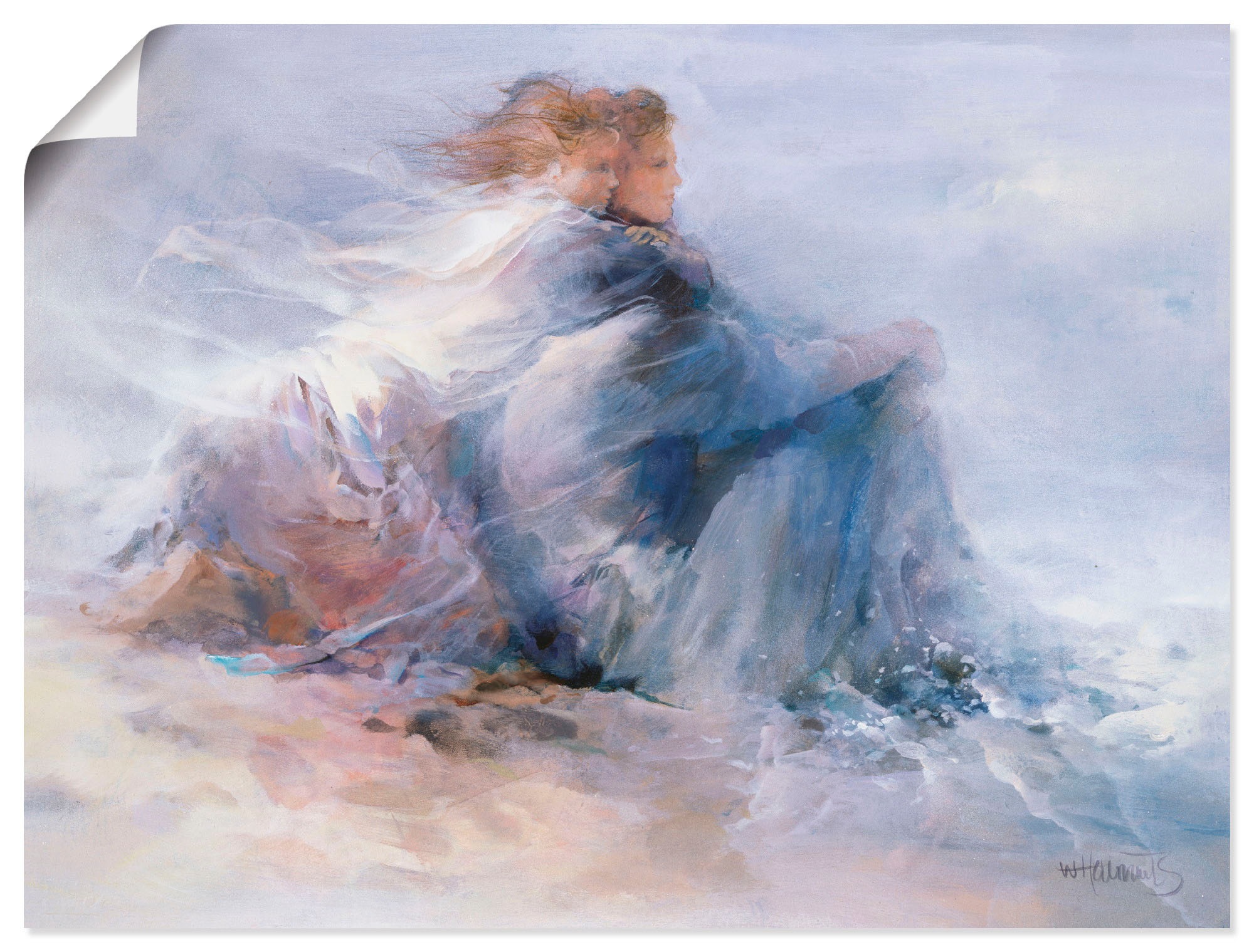 Image of Artland Wandbild »Endlose Freiheit«, Paar, (1 St.), in vielen Grössen & Produktarten -Leinwandbild, Poster, Wandaufkleber / Wandtattoo auch für Badezimmer geeignet bei Ackermann Versand Schweiz