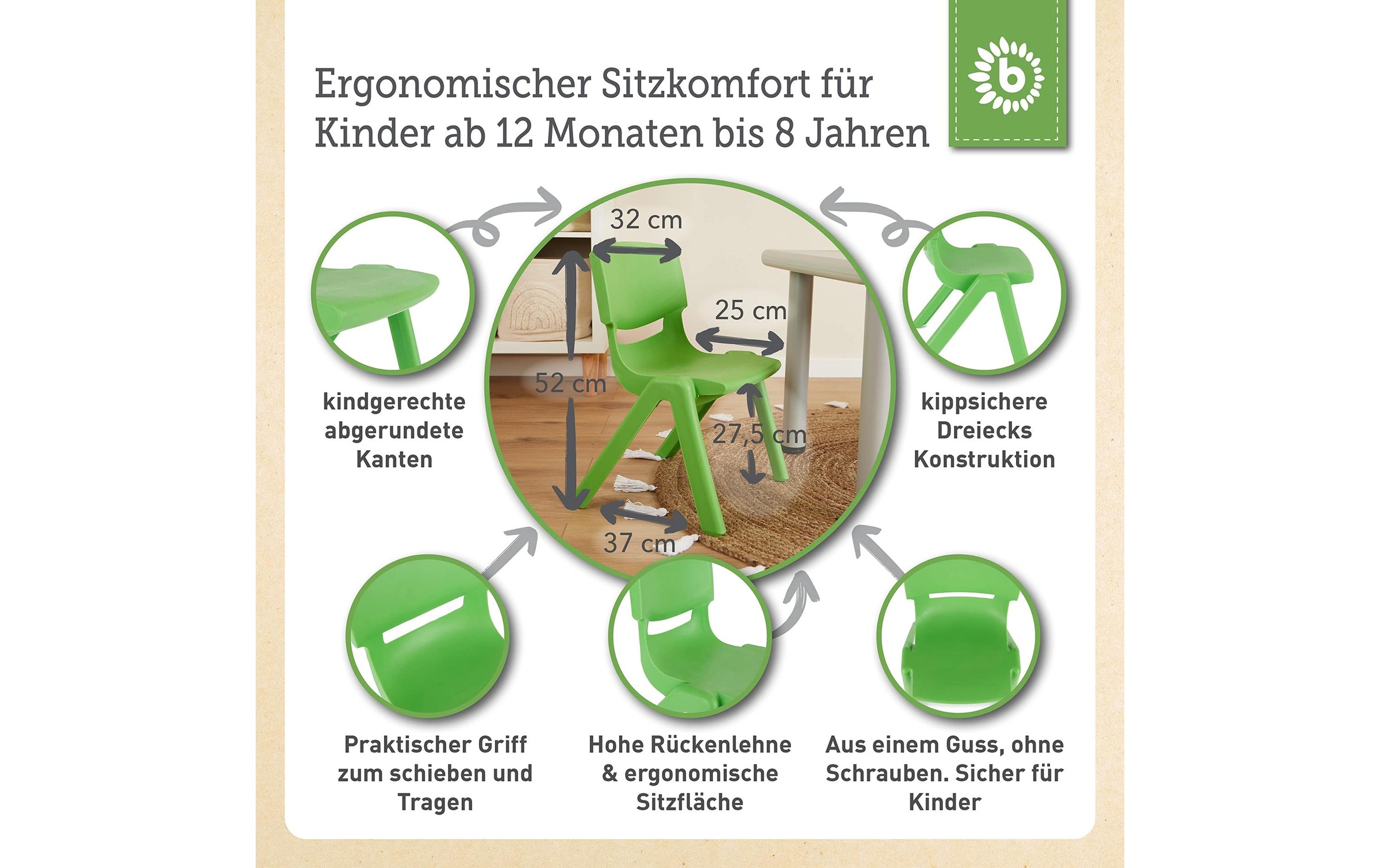 BIECO Kinderstuhl