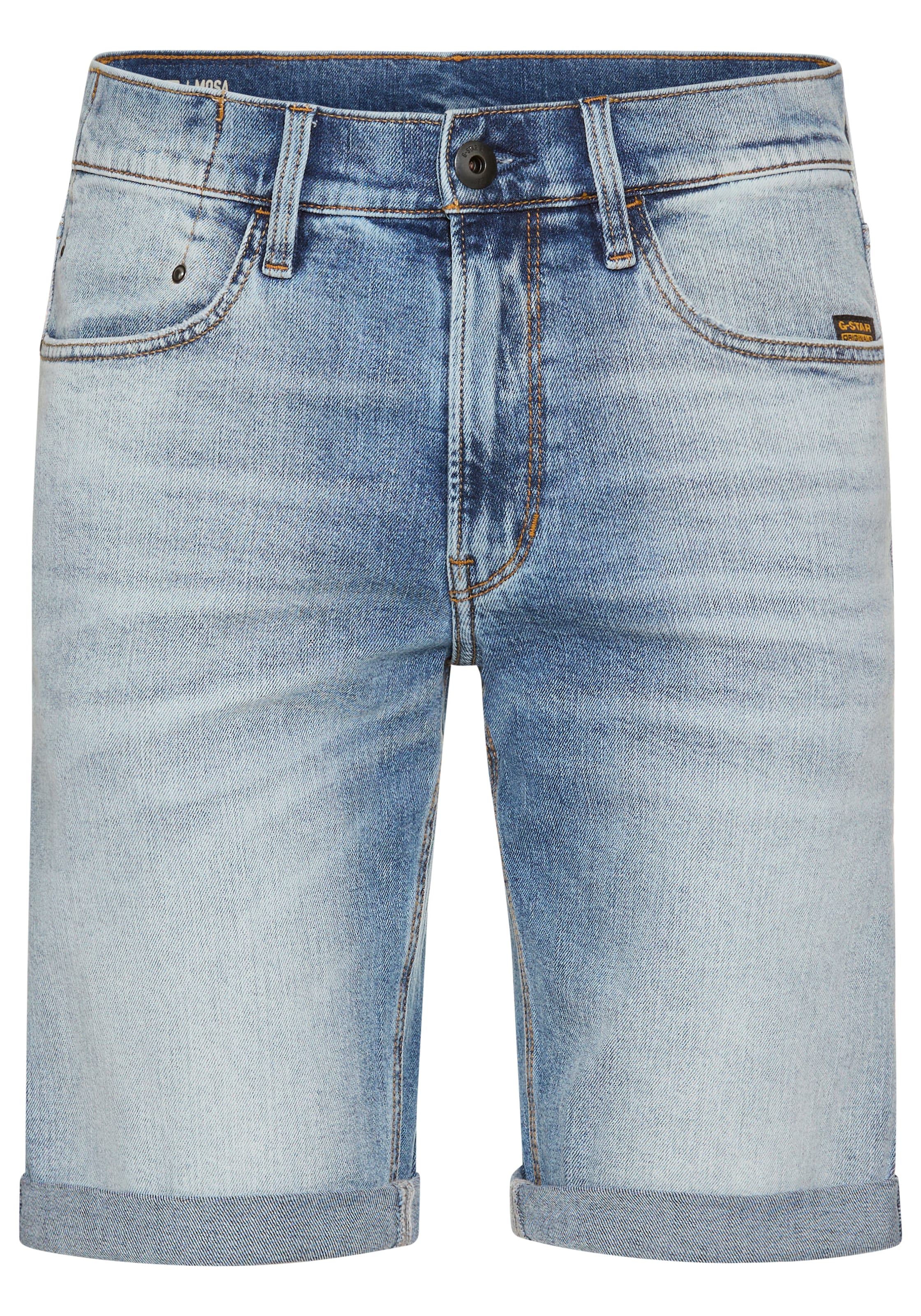 G-STAR Short en jean »Mosa« mit Umschlagsaum