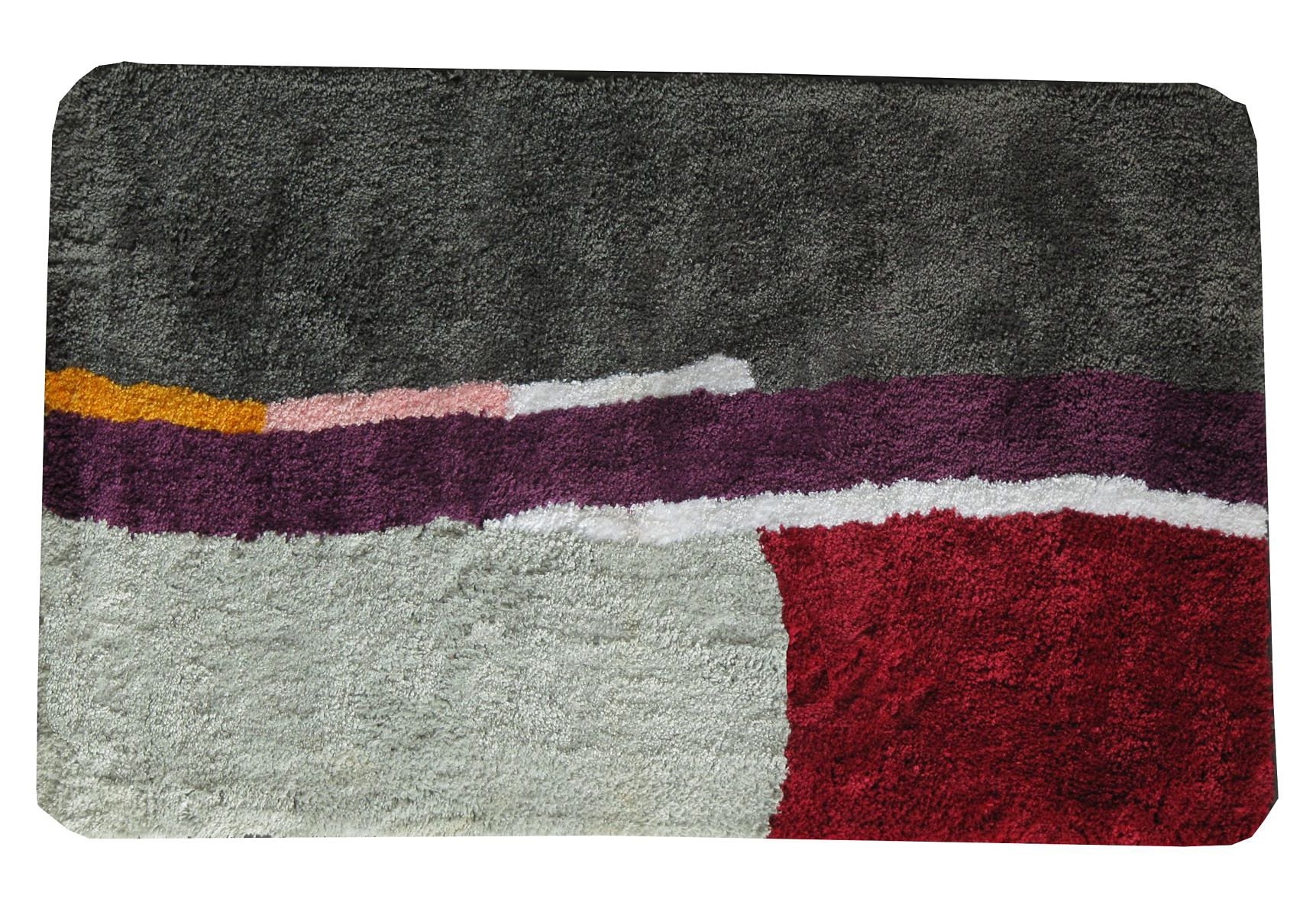 KiNZLER Badematte »Gingelom«, rutschhemmend beschichtet, fussbodenheizungsgeeignet, Badteppich, modernes Design