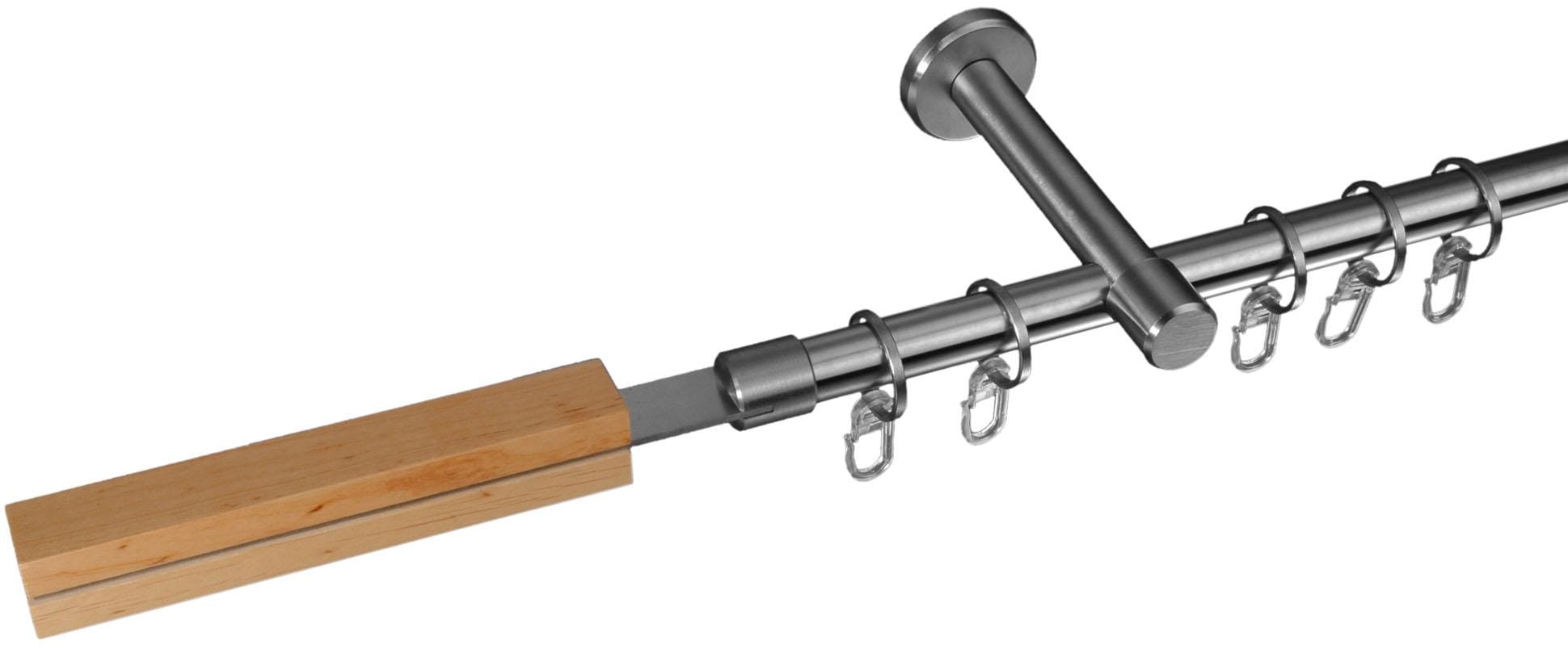 Image of Liedeco Gardinenstange "Stil Thisted" Ø 16 mm 1 läufig-läufig Fixmass 1-läufig im Fixmass Ø 16 mm