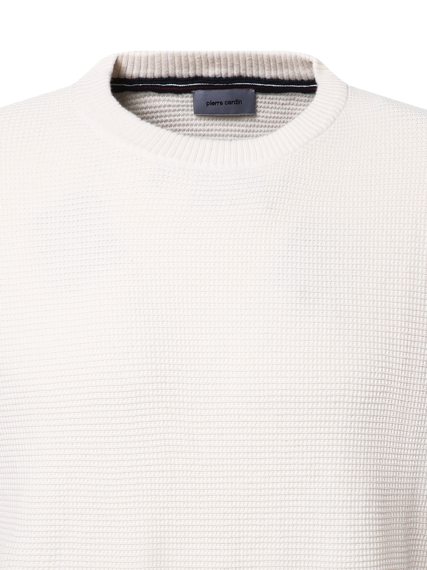 Pierre Cardin Rundhalspullover mit Struktur