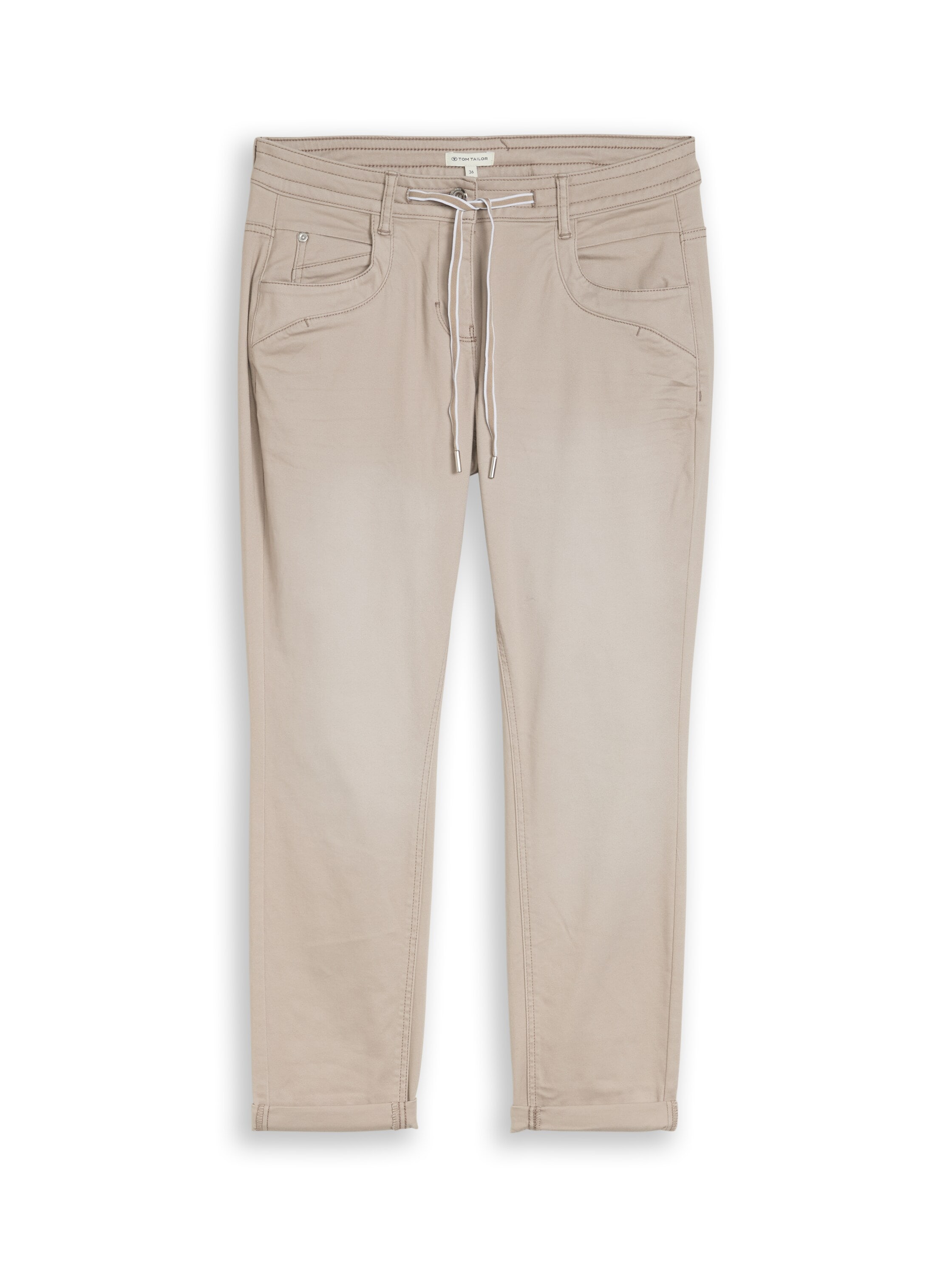 TOM TAILOR 7/8-Hose »Tapered«  mit Bindeband am Bündchen