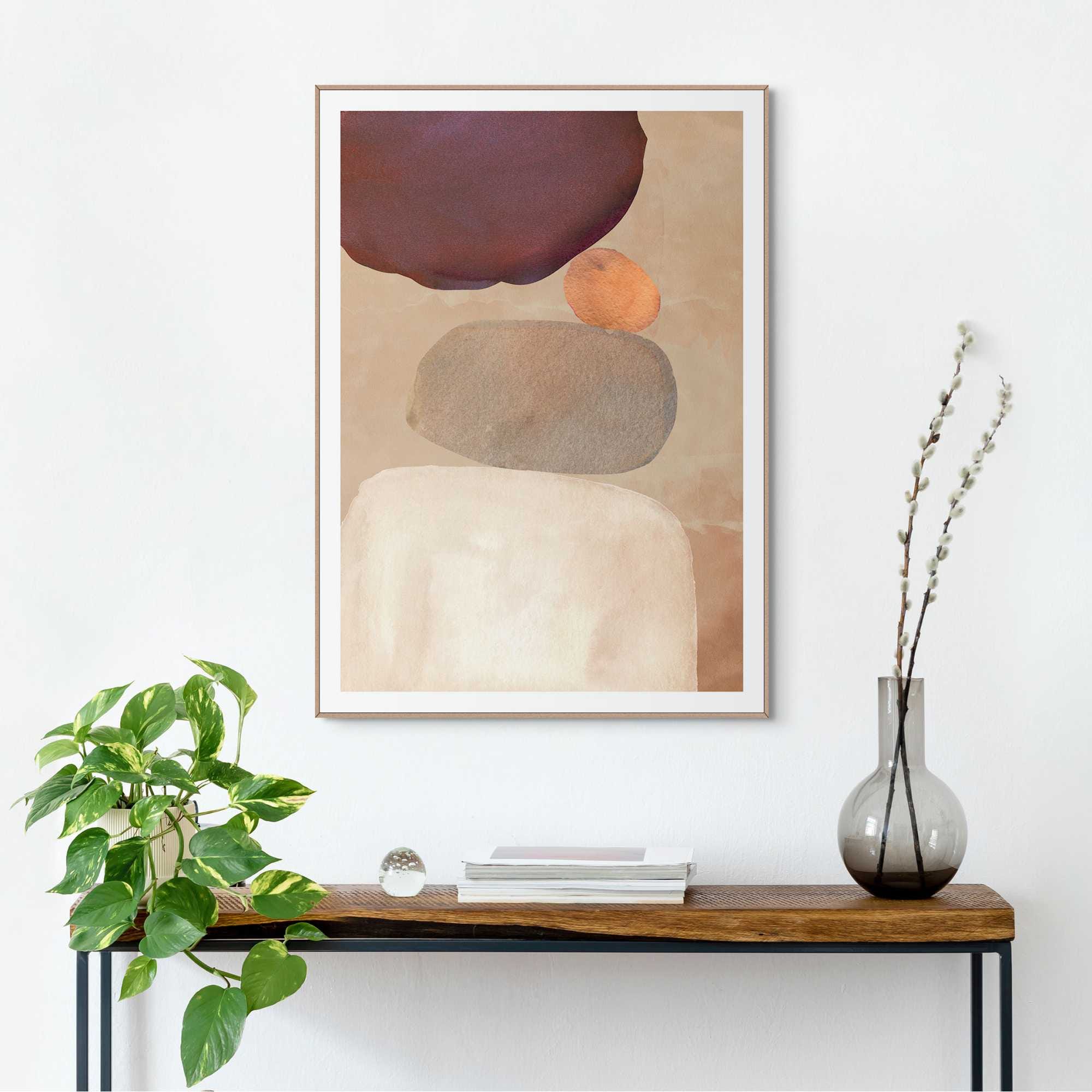 Image of Reinders Bild mit Rahmen "Pebble Play"