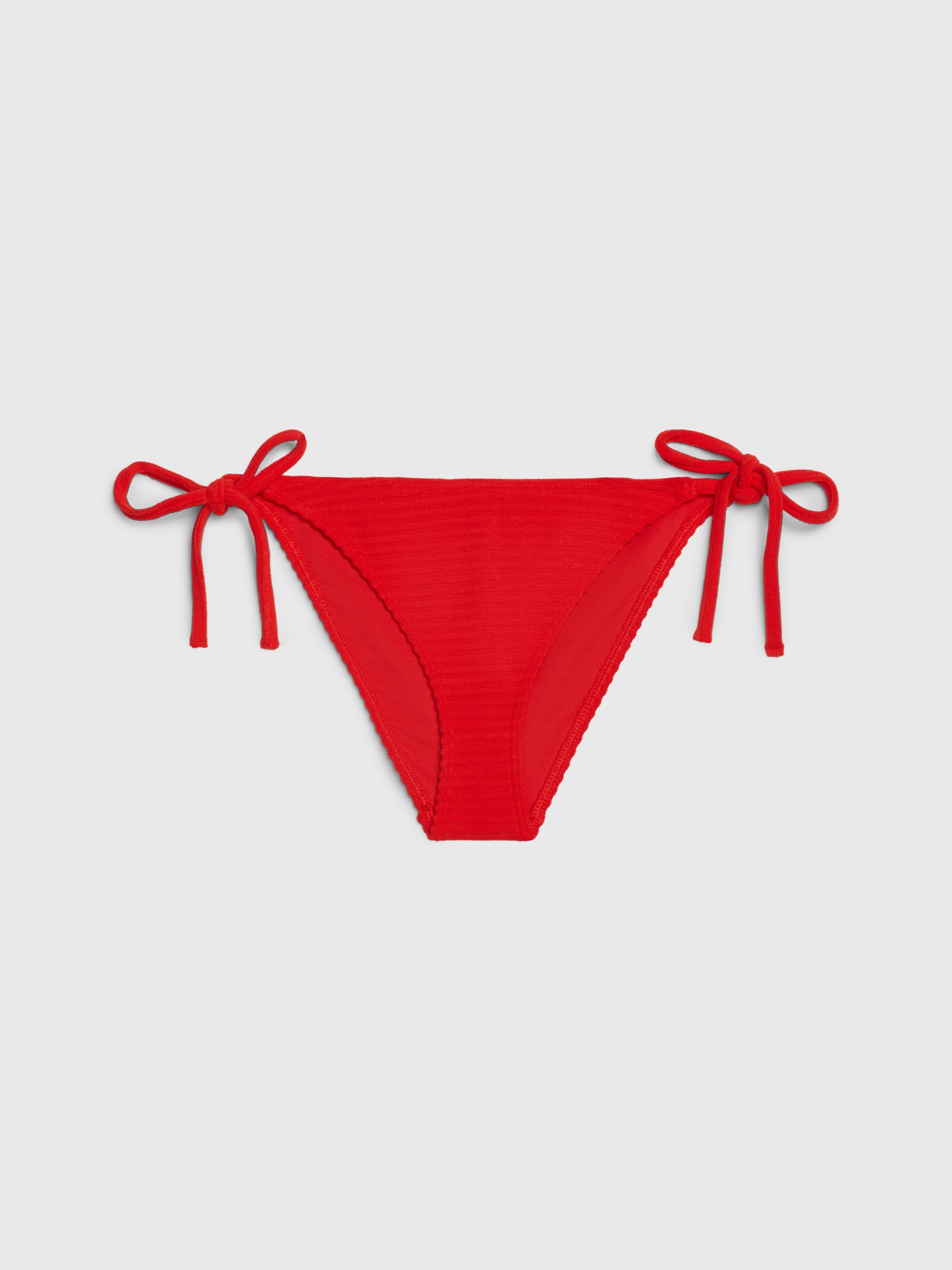 Calvin Klein Swimwear Bikini-Hose »STRING SIDE TIE BIKINI«, mit gerippter Struktur