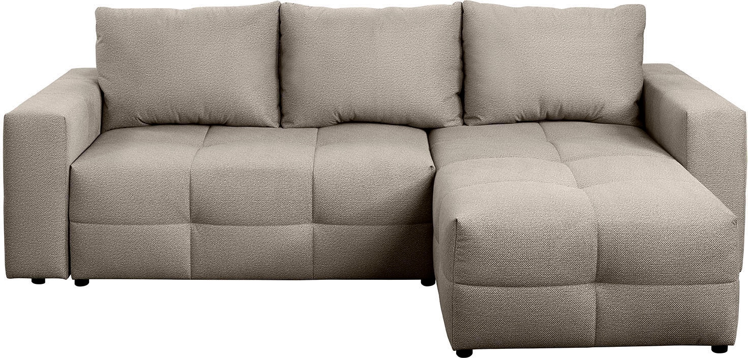 exxpo - sofa fashion Canapé d'angle Praktische Funktionsecke mit Federkern, Bettfunktion und Stauraum