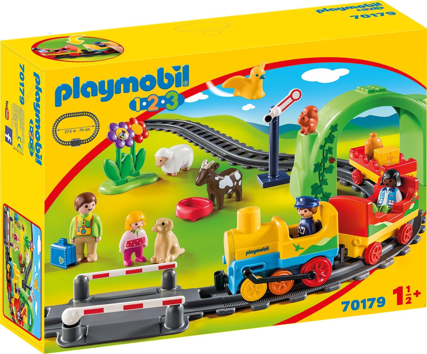 Image of Playmobil® Konstruktions-Spielset »Meine erste Eisenbahn (70179), Playmobil 1-2-3«, Made in Europe bei Ackermann Versand Schweiz