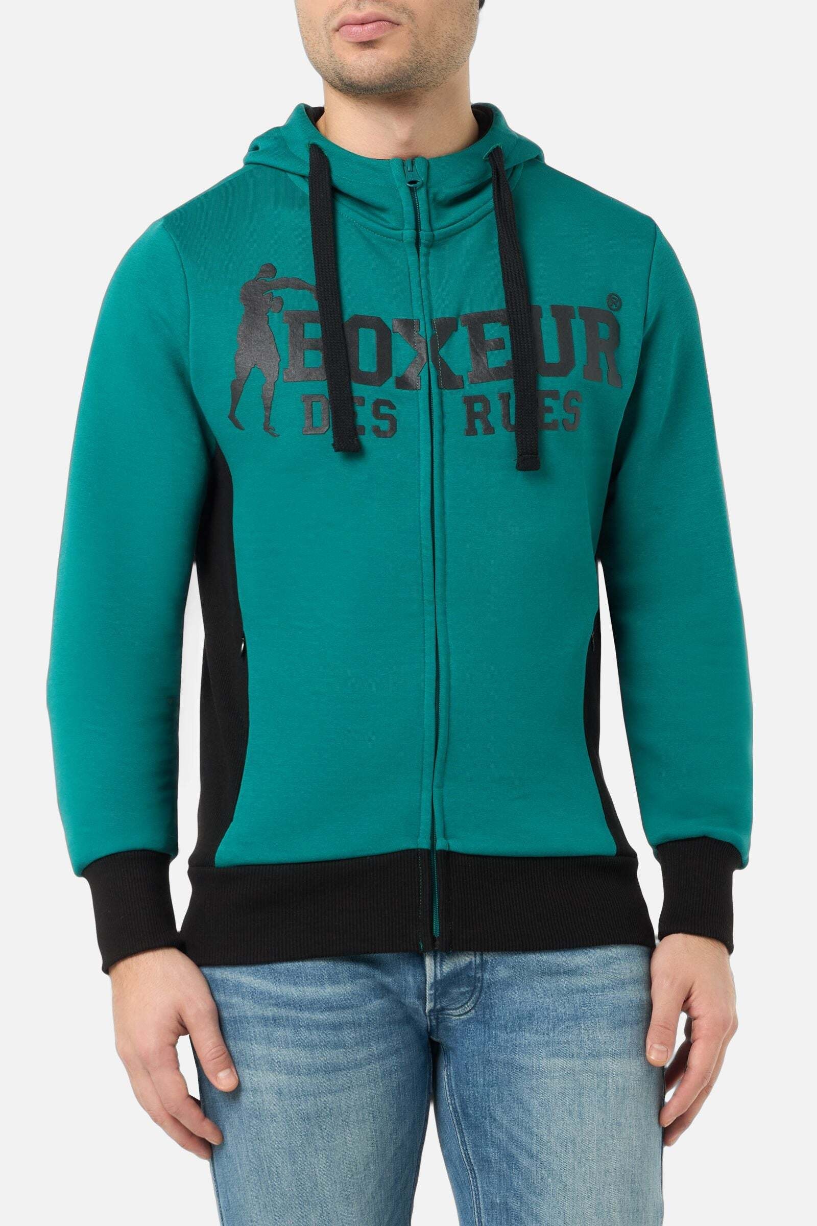 BOXEUR DES RUES Sweatjacke »BOXEUR DES RUES Sweatjacke Hooded Full Zip Sweatshirt«