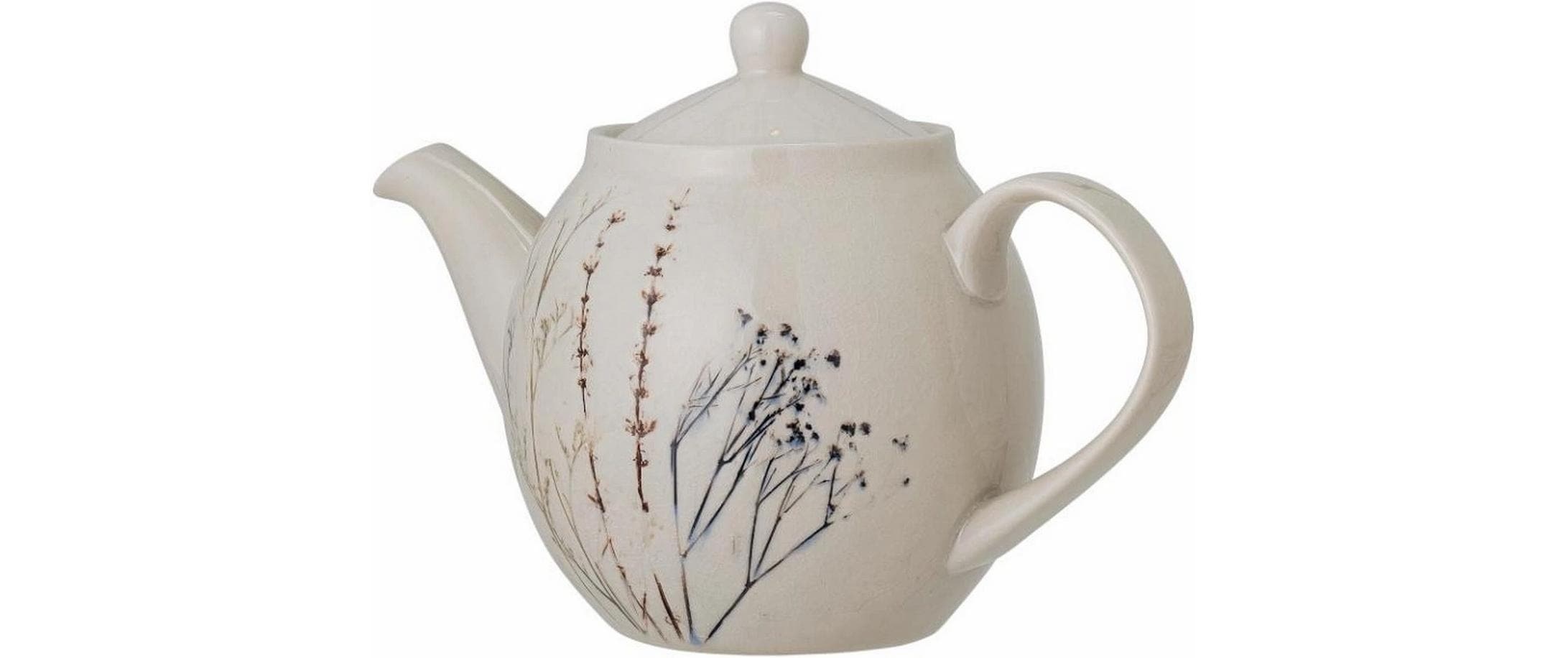 Bloomingville Théière »Bea, Steingut, Natur« 1,2 l