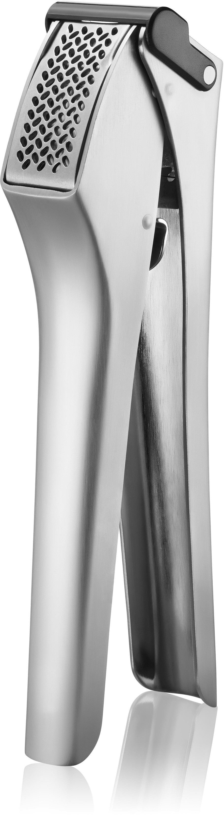 Gefu GARLICO Premium Garlic Press with Swivel Sieve in Silver