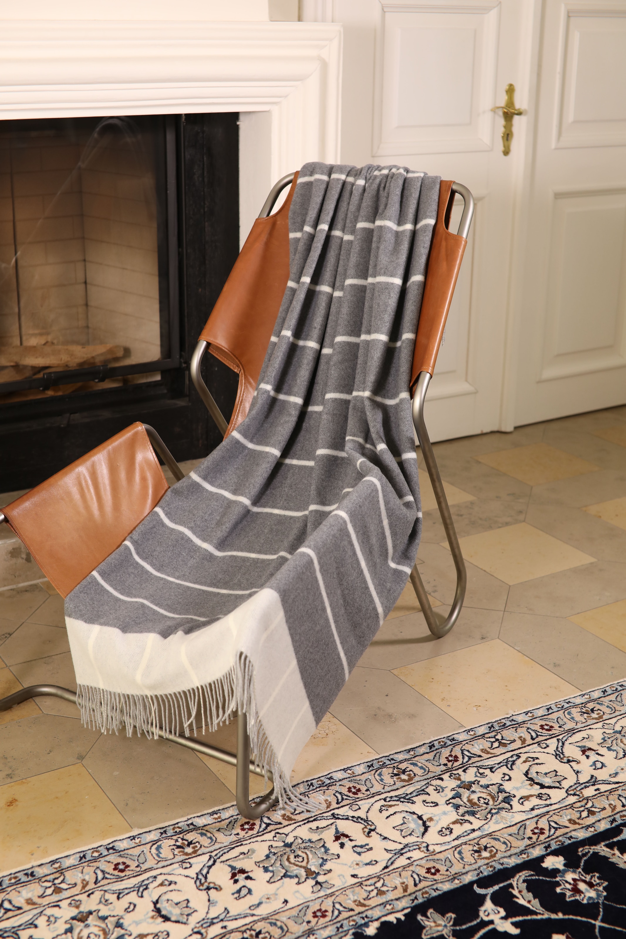 CASATEX Plaid »Harry Grigio Medio« elegantes Design, grosse Karos