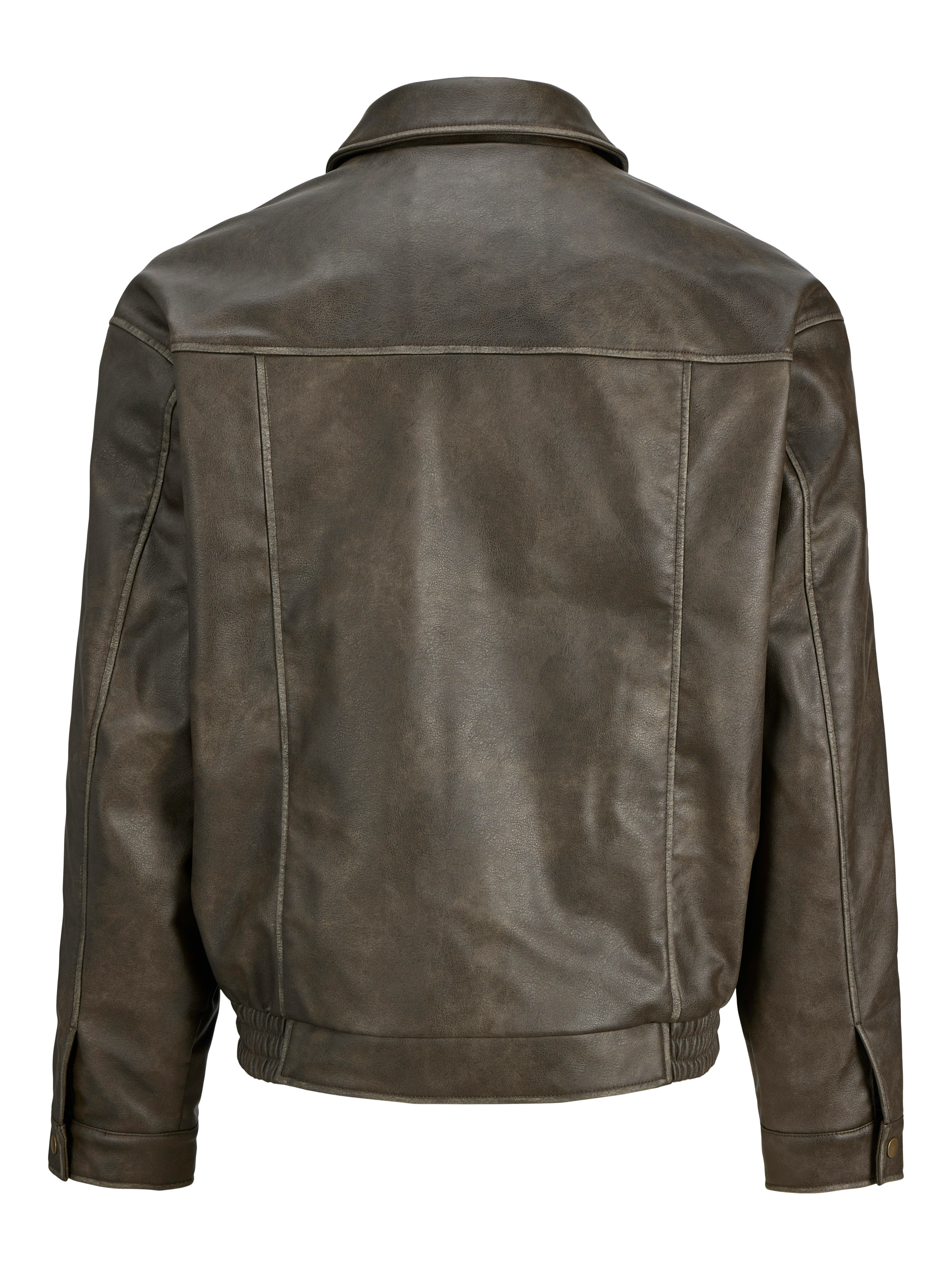 Jack & Jones Lederimitatjacke »JJMARLON PU JACKET« Kunstfaser, regular fit