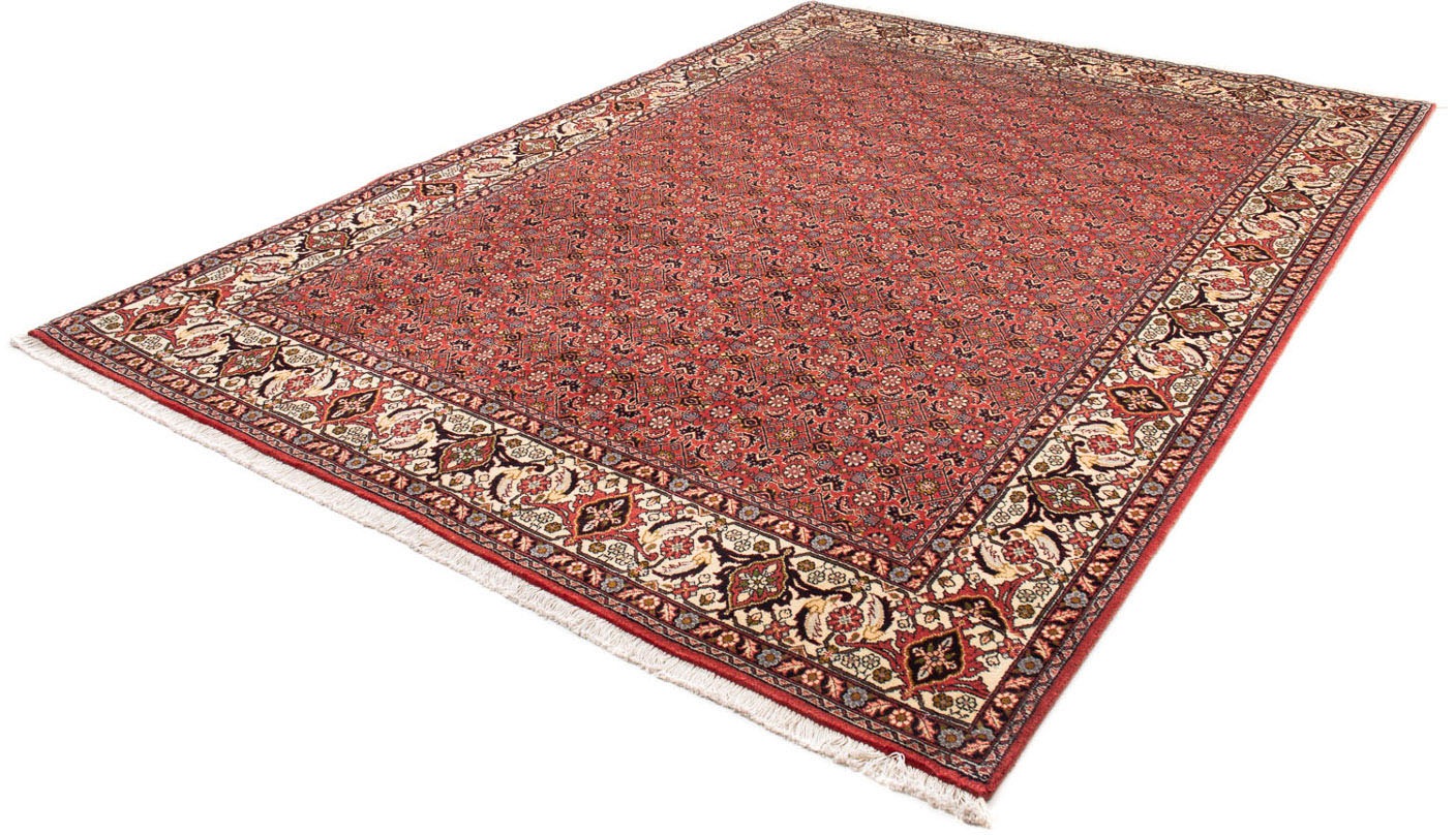 Image of morgenland Orientteppich »Perser - Bidjar - 293 x 206 cm - dunkelrot«, rechteckig, 15 mm Höhe, Wohnzimmer, Handgeknüpft, Einzelstück mit Zertifikat bei Ackermann Versand Schweiz