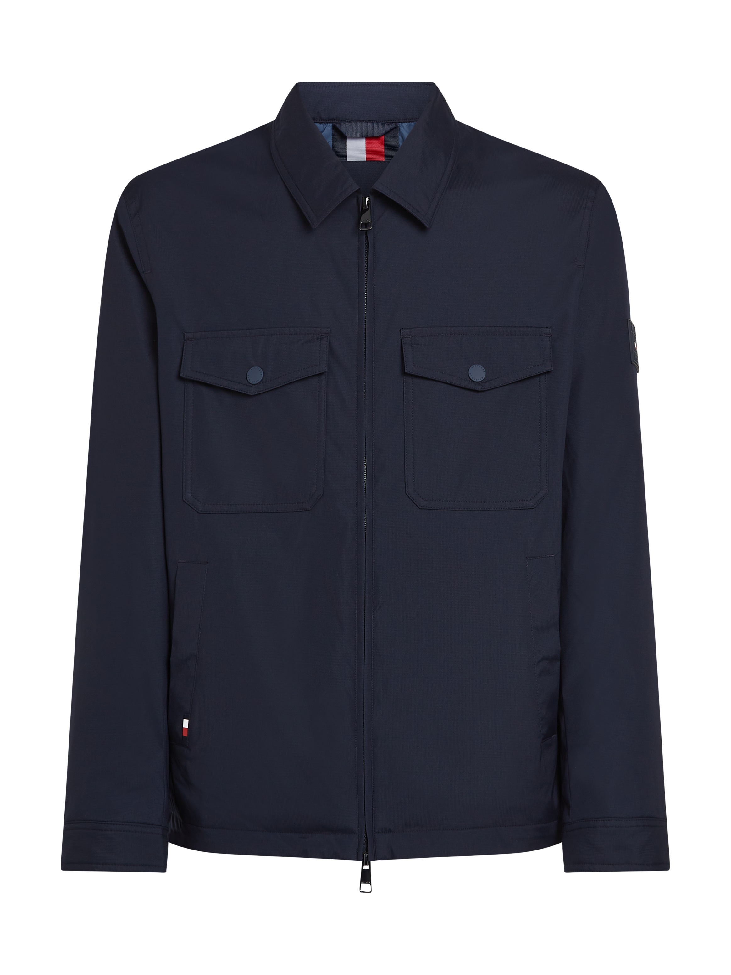 Tommy Hilfiger Blouson »PADDED SHIRT JACKET«, mit Brusttaschen
