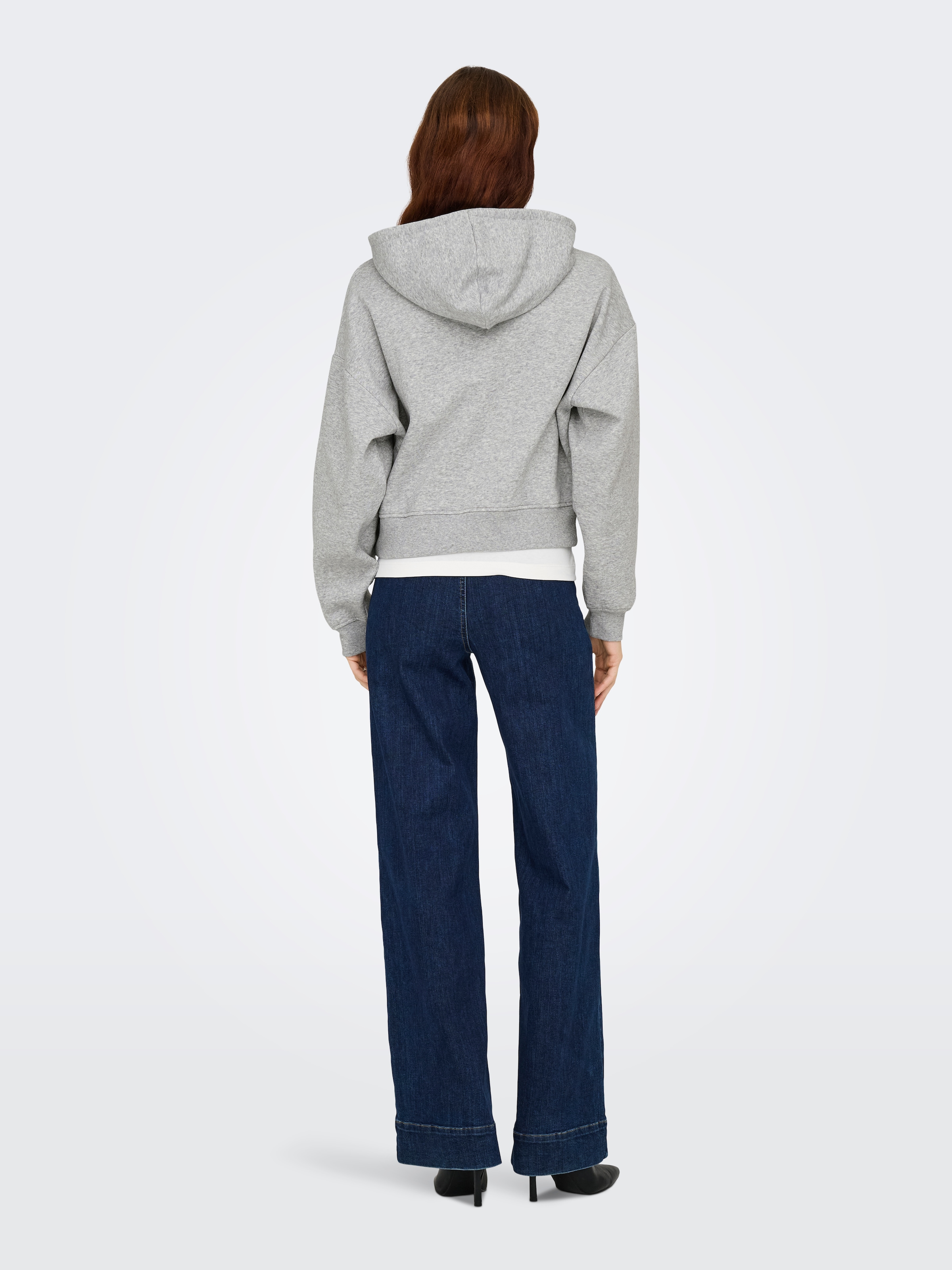 ONLY Kapuzensweatshirt »ONLSWEAT LIFE L/S HOODIE CROPPED SWT«, Baumwollmischung, loose fit
