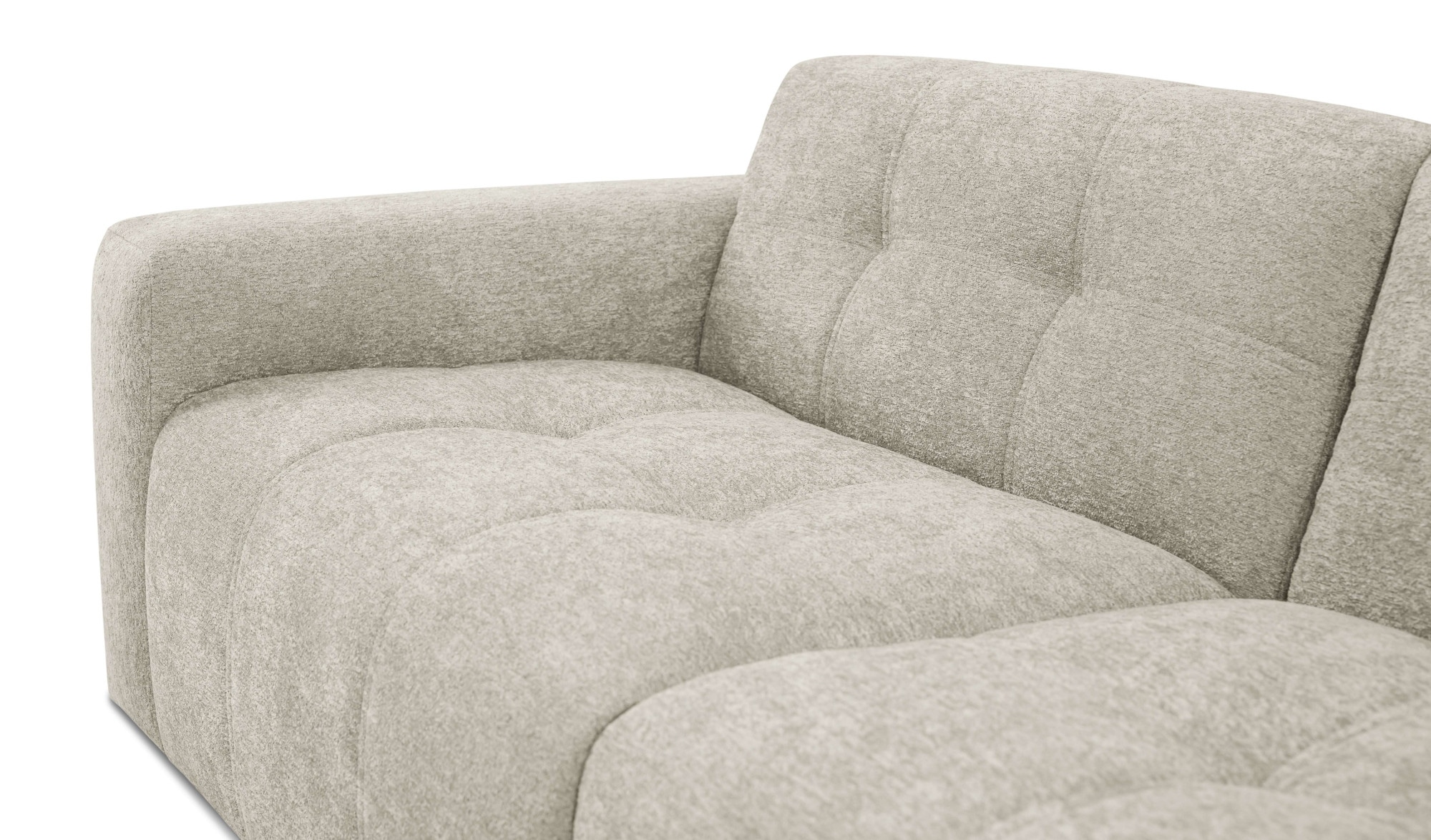 GOODproduct 3-Sitzer »Tapley« Breite 220 cm,Boucle, Struktur fein, mit Knopfsteppung, bodentief