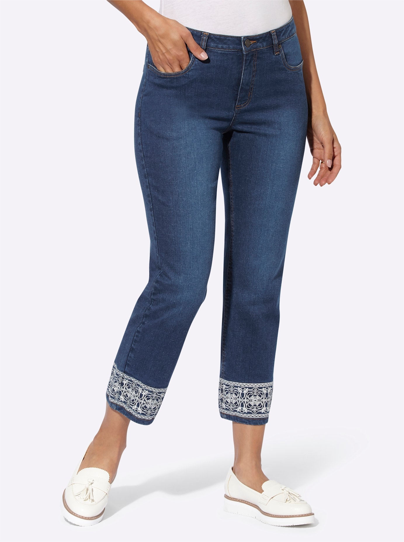 7/8-Jeans, (1 tlg.)