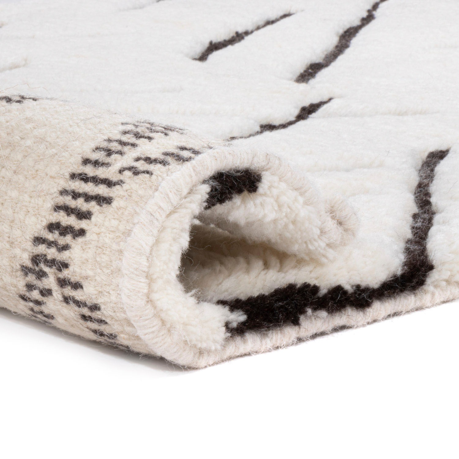 morgenland Wollteppich »Berber Teppich - Sara - rechteckig«, rechteckig, 25 mm Höhe, handgeknüpft