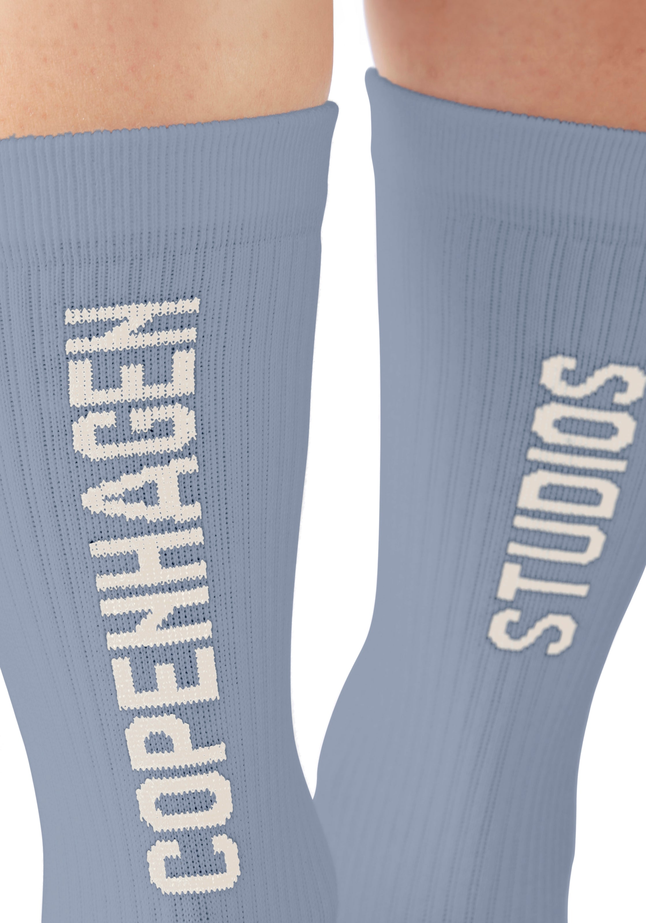 Copenhagen Studios Tennissocken, (Packung, 3 Paar), mit grossem Schriftzug