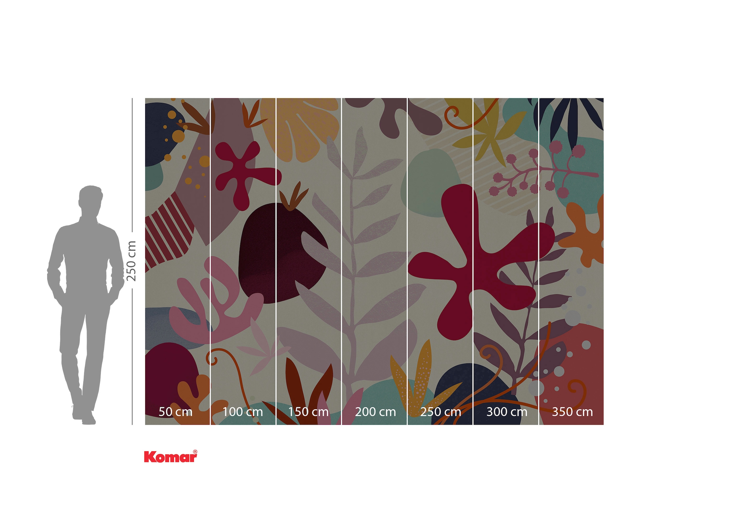 Komar Papier peint photo »Komar Vlies Fototapete - Happy Corals - Grösse 350 x 250 cm« imprimé