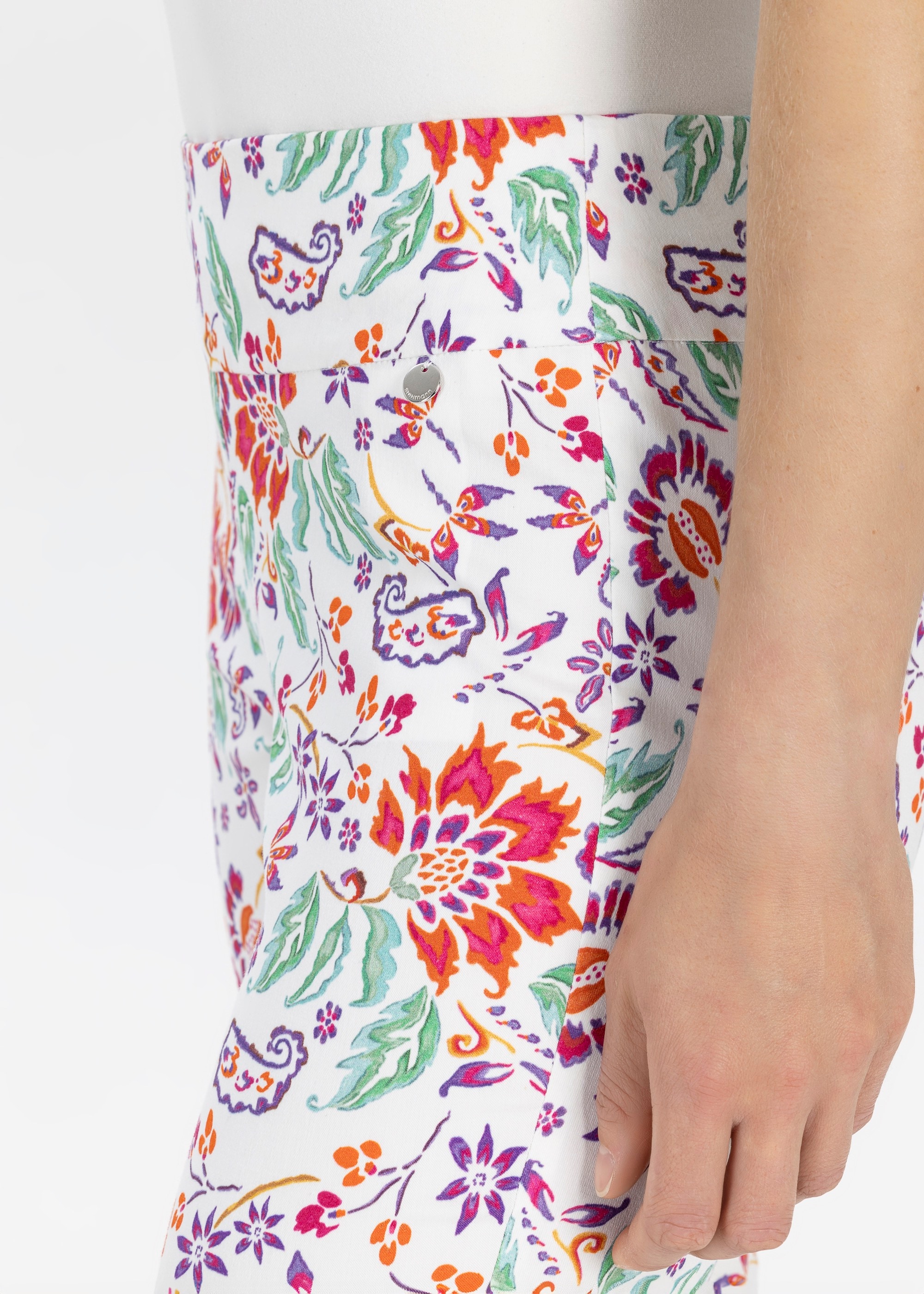 Stehmann Stoffhose, mit floralem Muster
