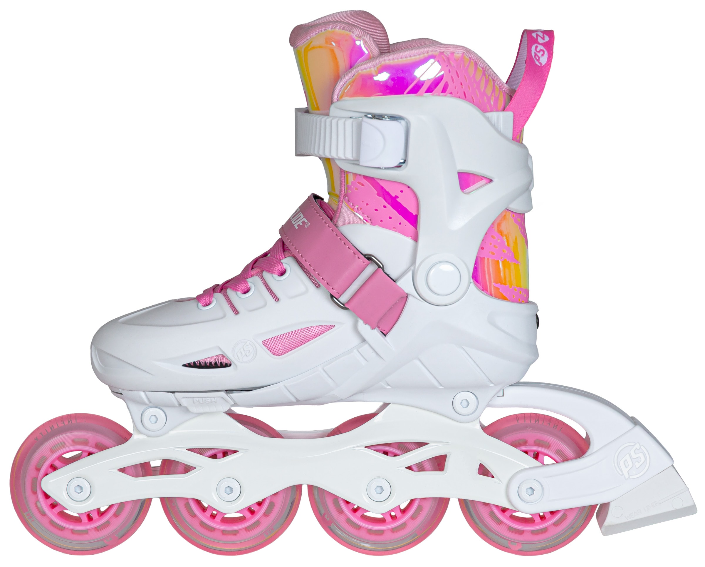 Powerslide Patins à roulettes »Universe Pink 4W Kids adj«