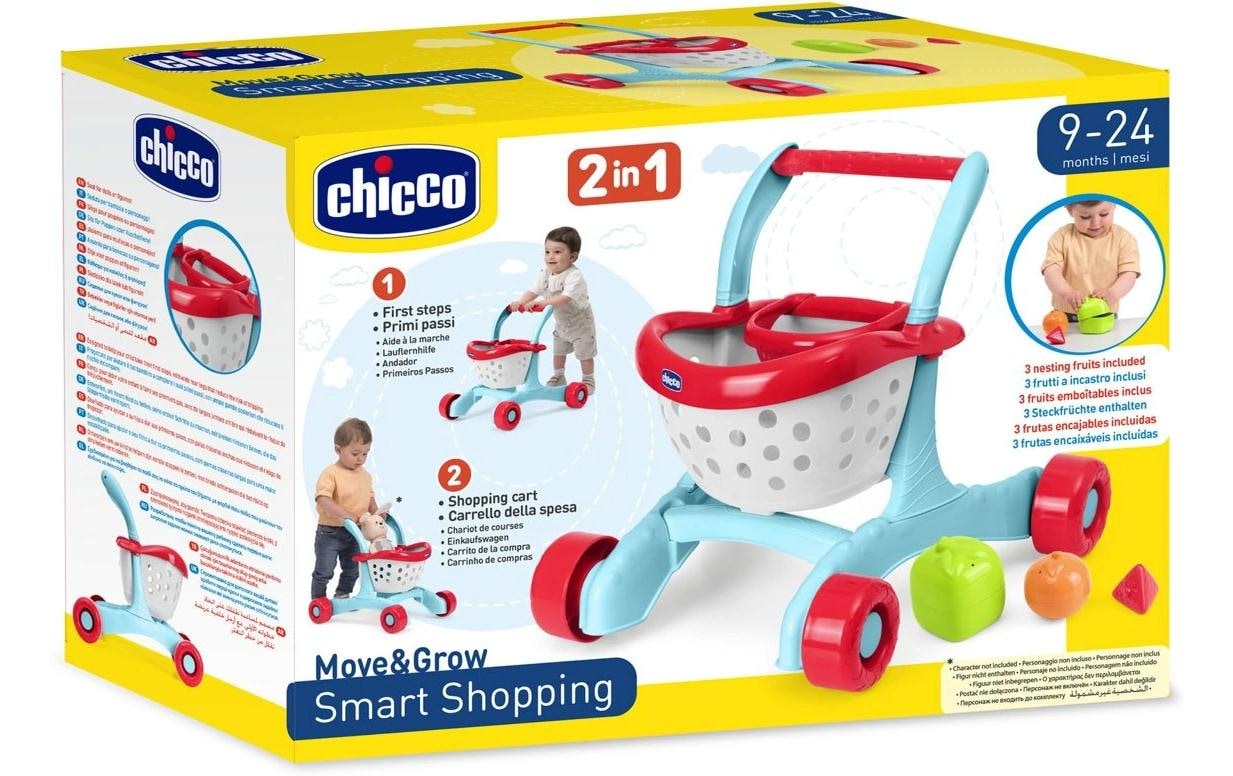 Chicco Chariot de jeu »Smart Shopping 2IN1« Kinder-Einkaufswagen