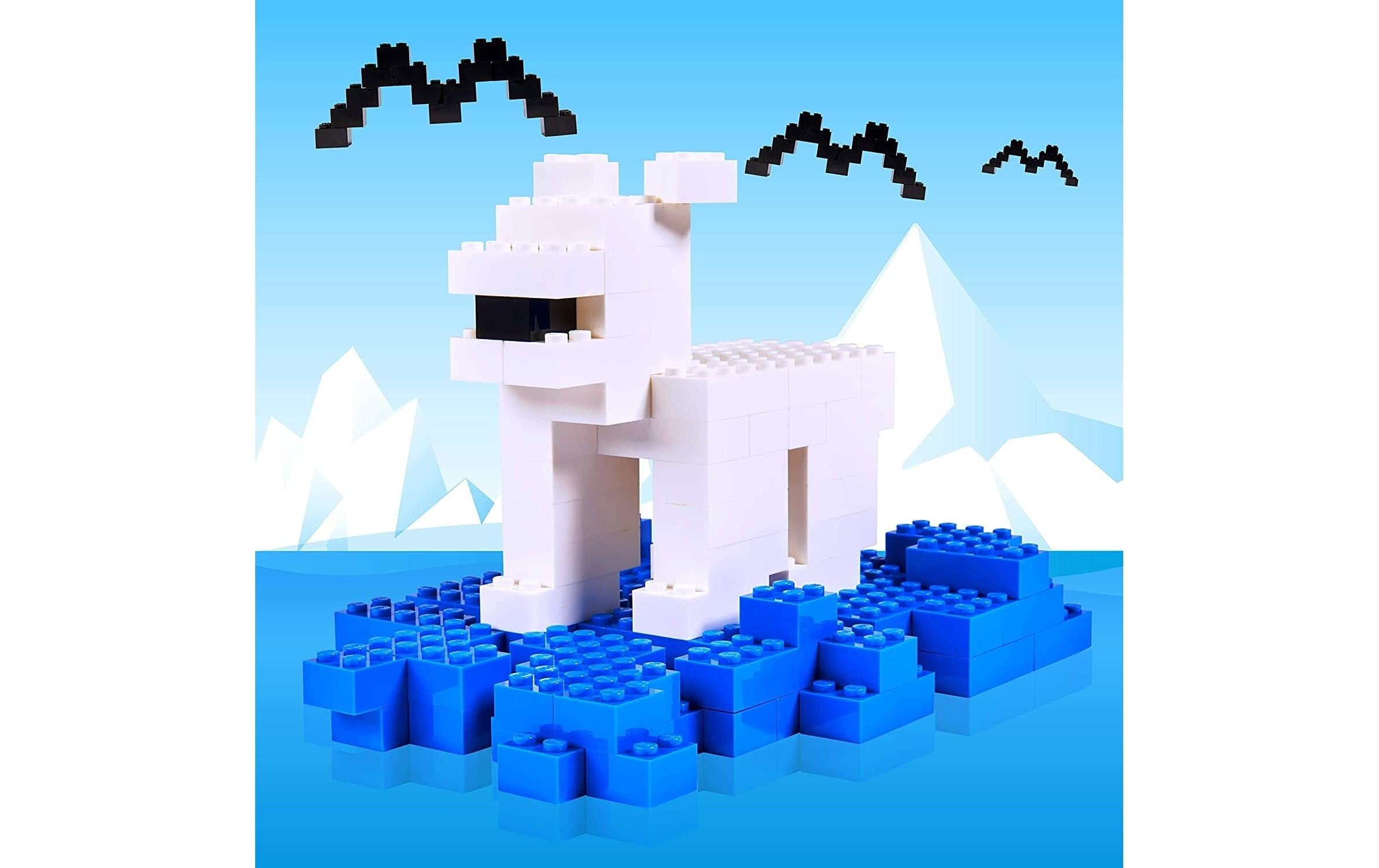 Blox Spielbausteine »Bausteine 500 weisse 8er Steine lose«