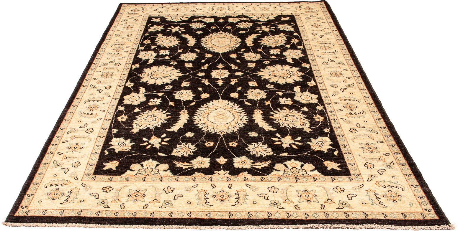 Image of morgenland Orientteppich »Ziegler - 250 x 163 cm - dunkelbraun«, rechteckig, 6 mm Höhe, Wohnzimmer, Handgeknüpft, Einzelstück mit Zertifikat bei Ackermann Versand Schweiz