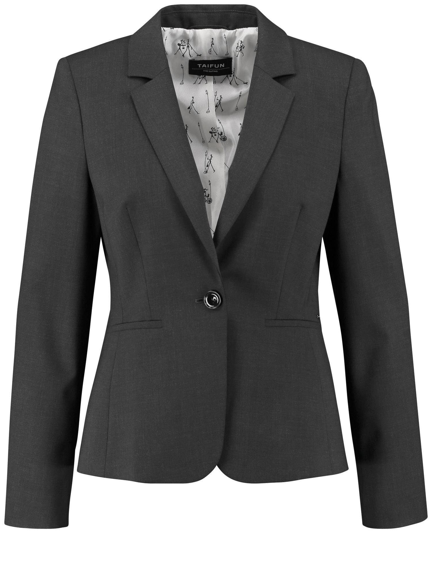 Blazer Langarm gefüttert »Eleganter Blazer aus Schurwolle«