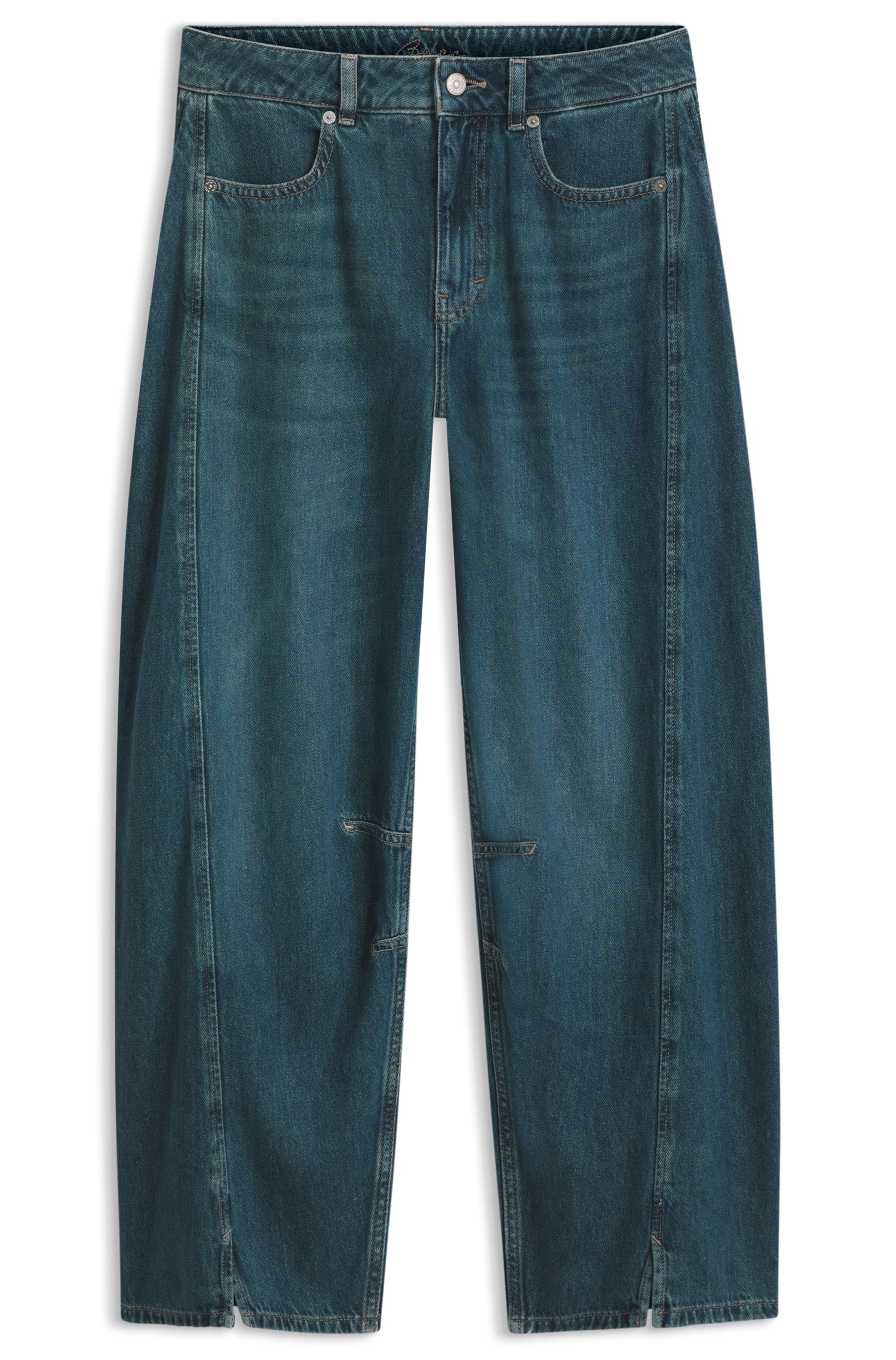 BOSS ORANGE Jeans taille haute »DIANA HR C Premium Damenmode« en balloon fit, denim coton