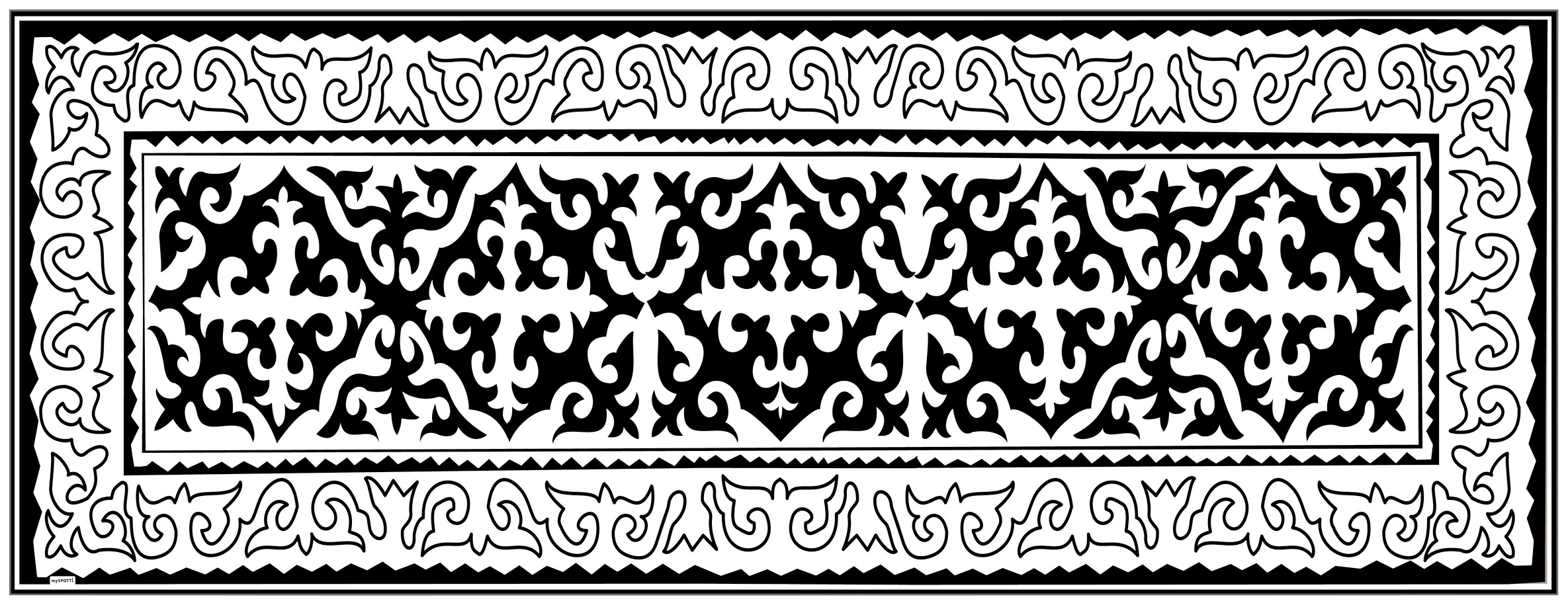 Image of MySpotti Vinylteppich »Buddy Nimani«, rechteckig, 0,5 mm Höhe, statisch haftend bei Ackermann Versand Schweiz